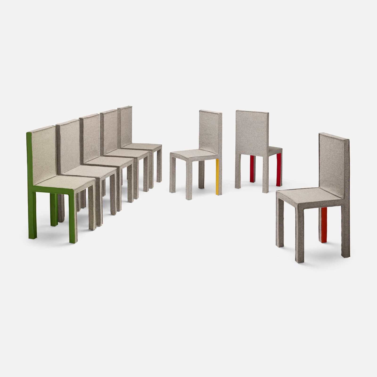 Reed and Delphine Krakoff, Dining chairs, set of eight (1 of 6)