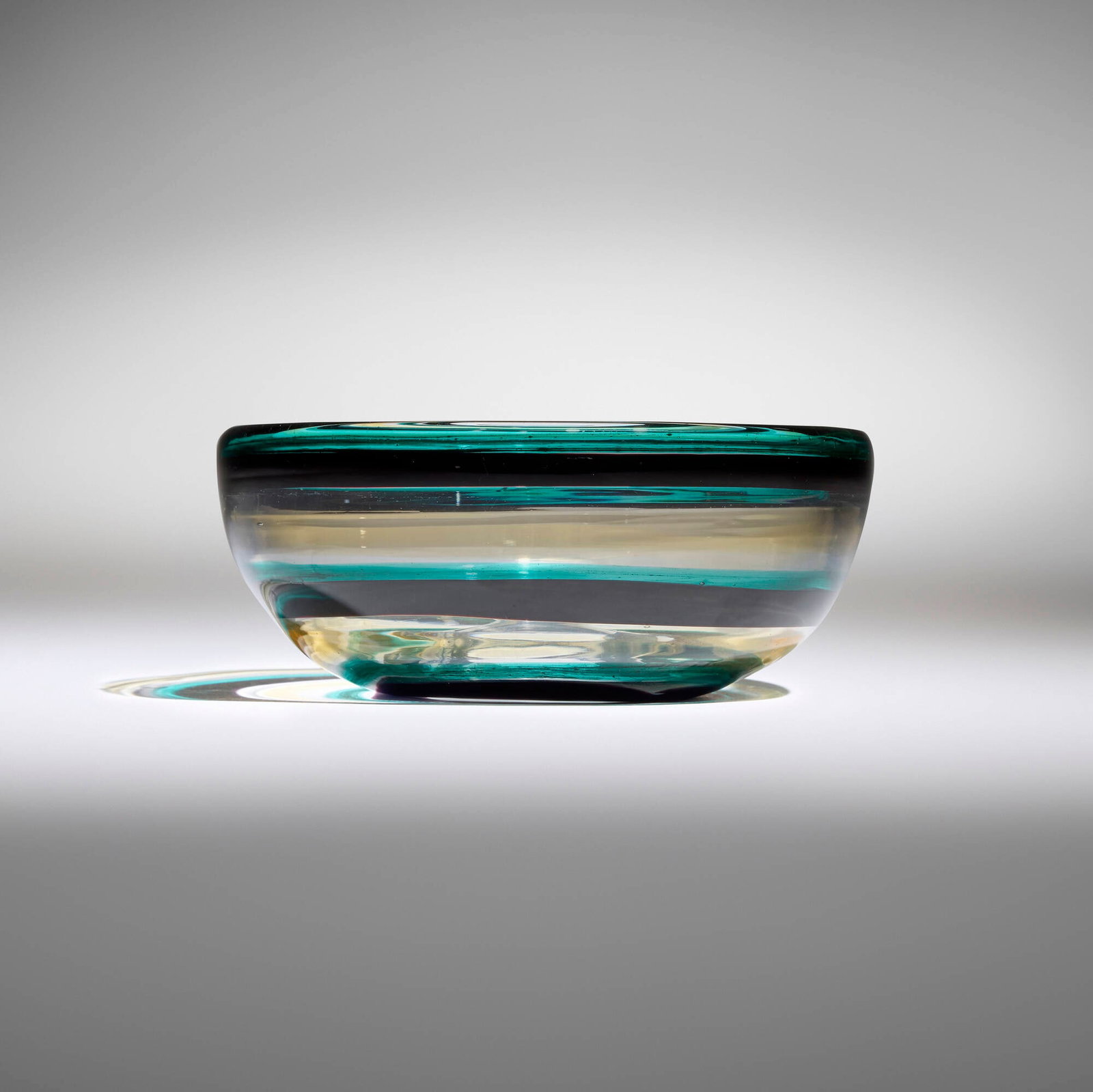 Fulvio Bianconi, A Fasce Orizzontale bowl, model 1159 (1 of 4)