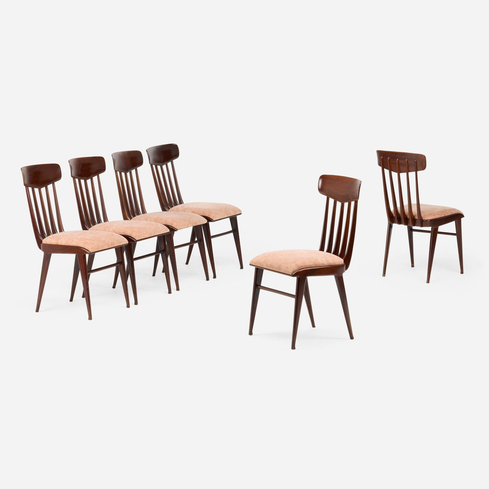 Italian, Dining chairs, set of six (1 of 5)