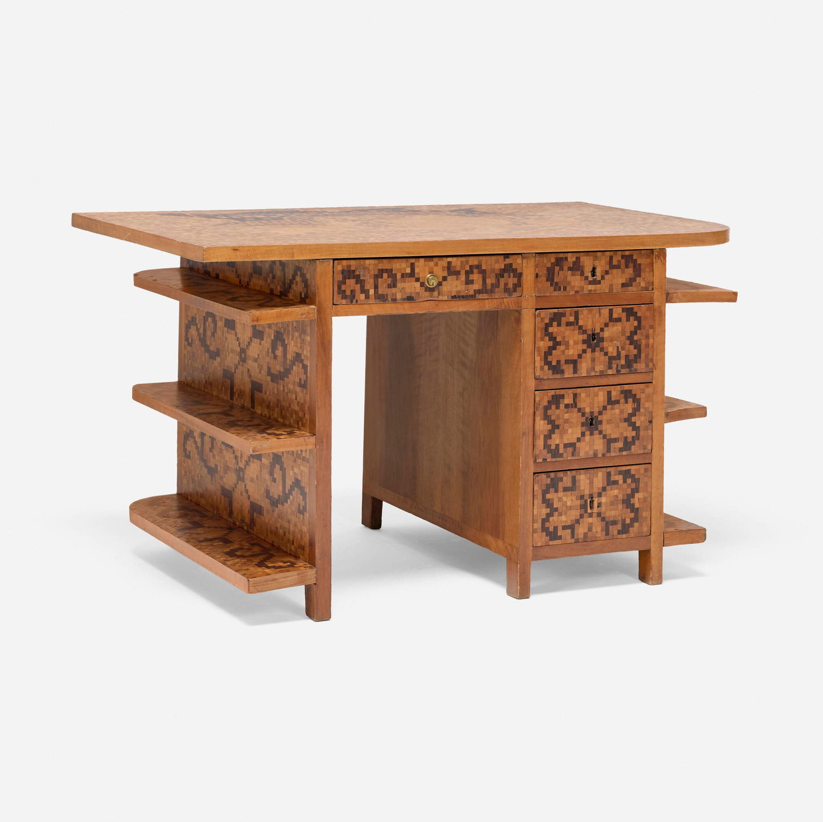 Italian Modern, Marquetry desk (1 of 5)