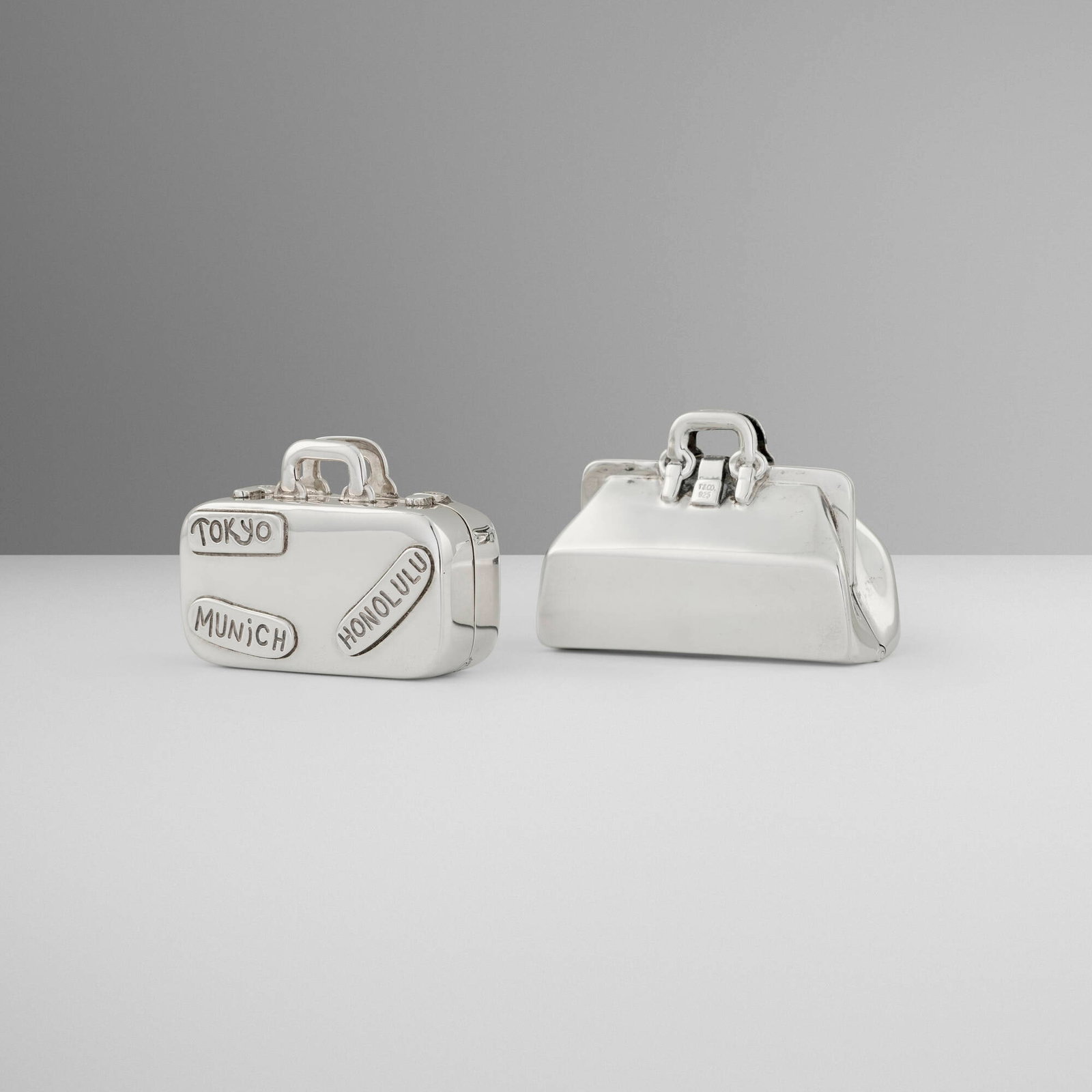 Tiffany & Co., Luggage-form pill boxes, set of two (1 of 5)