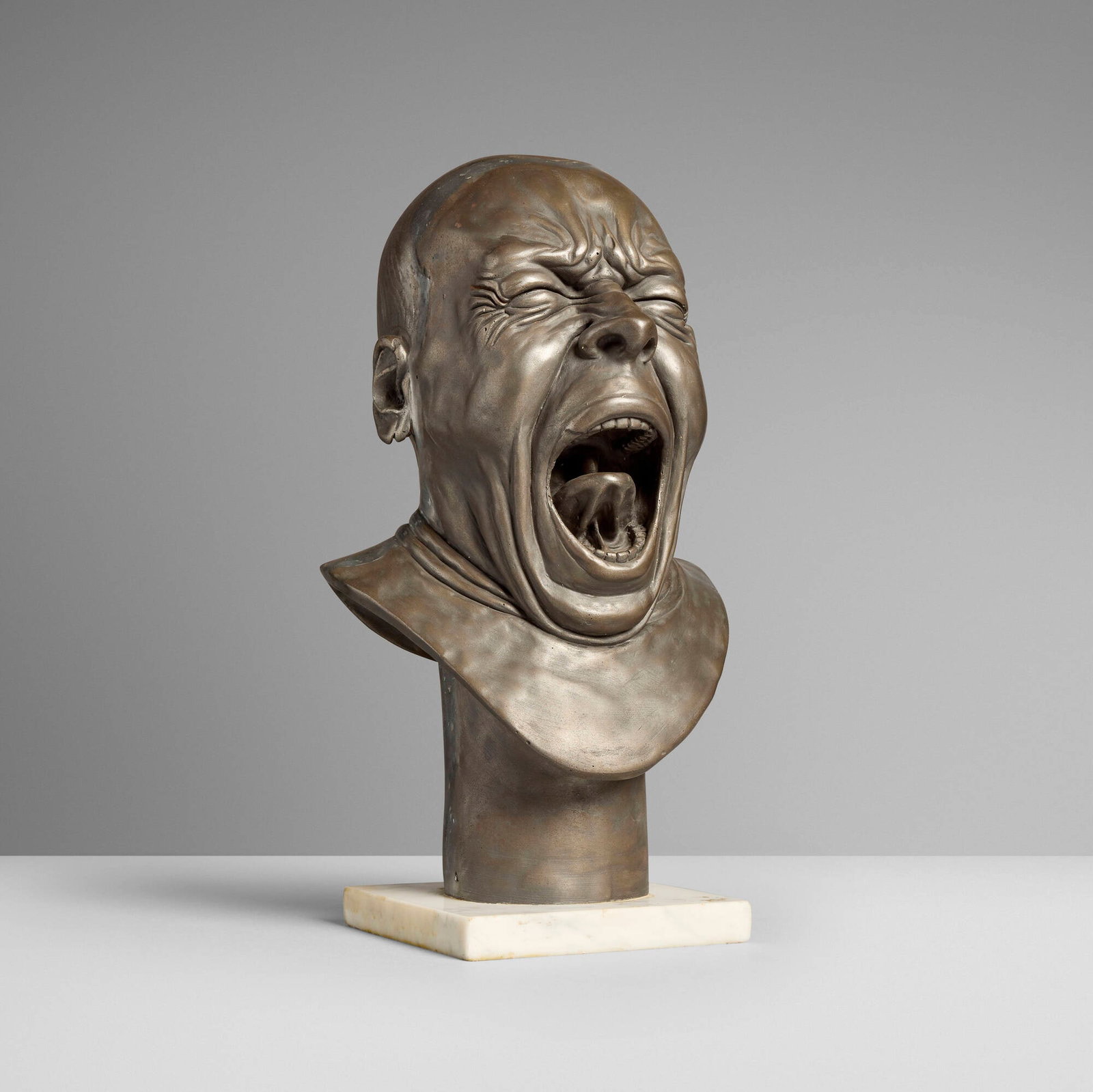 After Franz Xaver Messerschmidt, The Yawner: After Franz Xaver Messerschmidt The Yawner c. 1775 / 1988 resin 15.5 h x 8 w x 7 d in (39 x 20 x 18 cm) Signed, dated, numbered, and inscribed to lower edge and underside 'The Yawner "Der