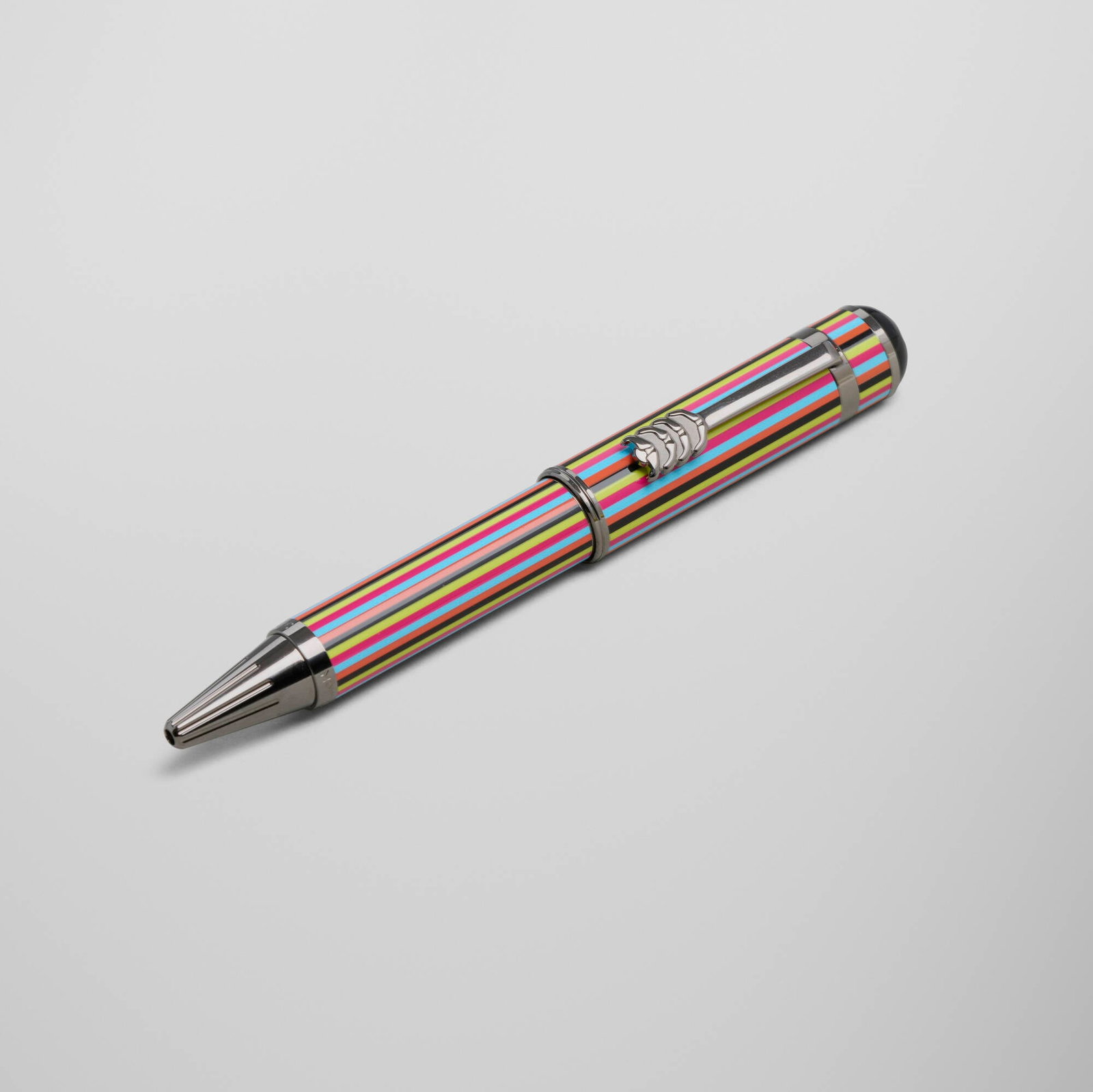Montblanc, The Beatles ballpoint pen from the Great Characters series: Montblanc The Beatles ballpoint pen from the Great Characters series Germany, 2017 lacquer, silver-plated metal 5.5 h x 0.75 dia in (14 x 2 cm) Impressed manufacturer's mark to pen 'Montblanc'.