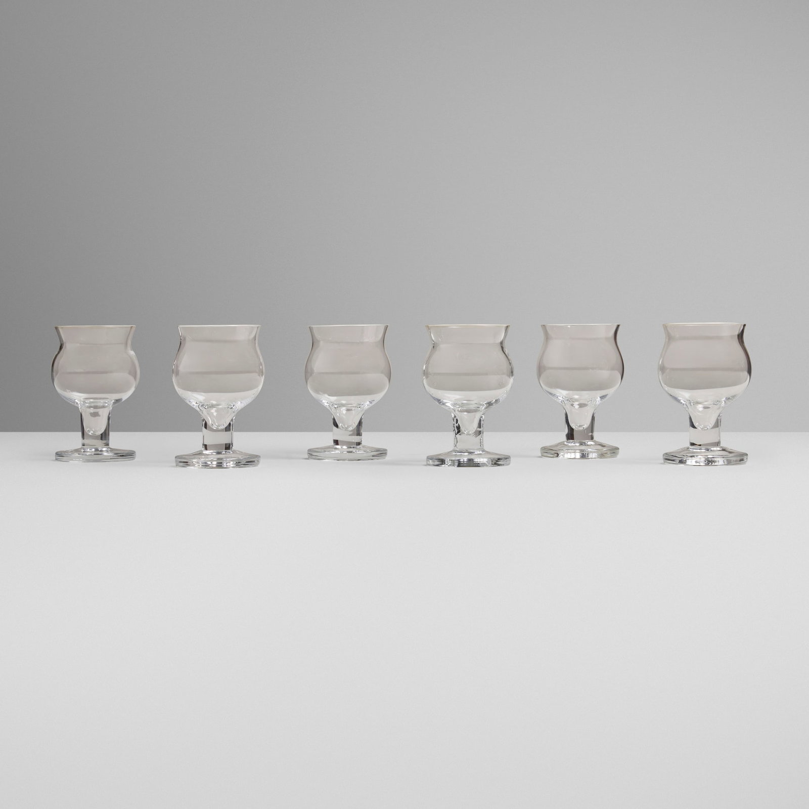 Arnolfo di Cambio, Drinking glasses, set of six (1 of 4)