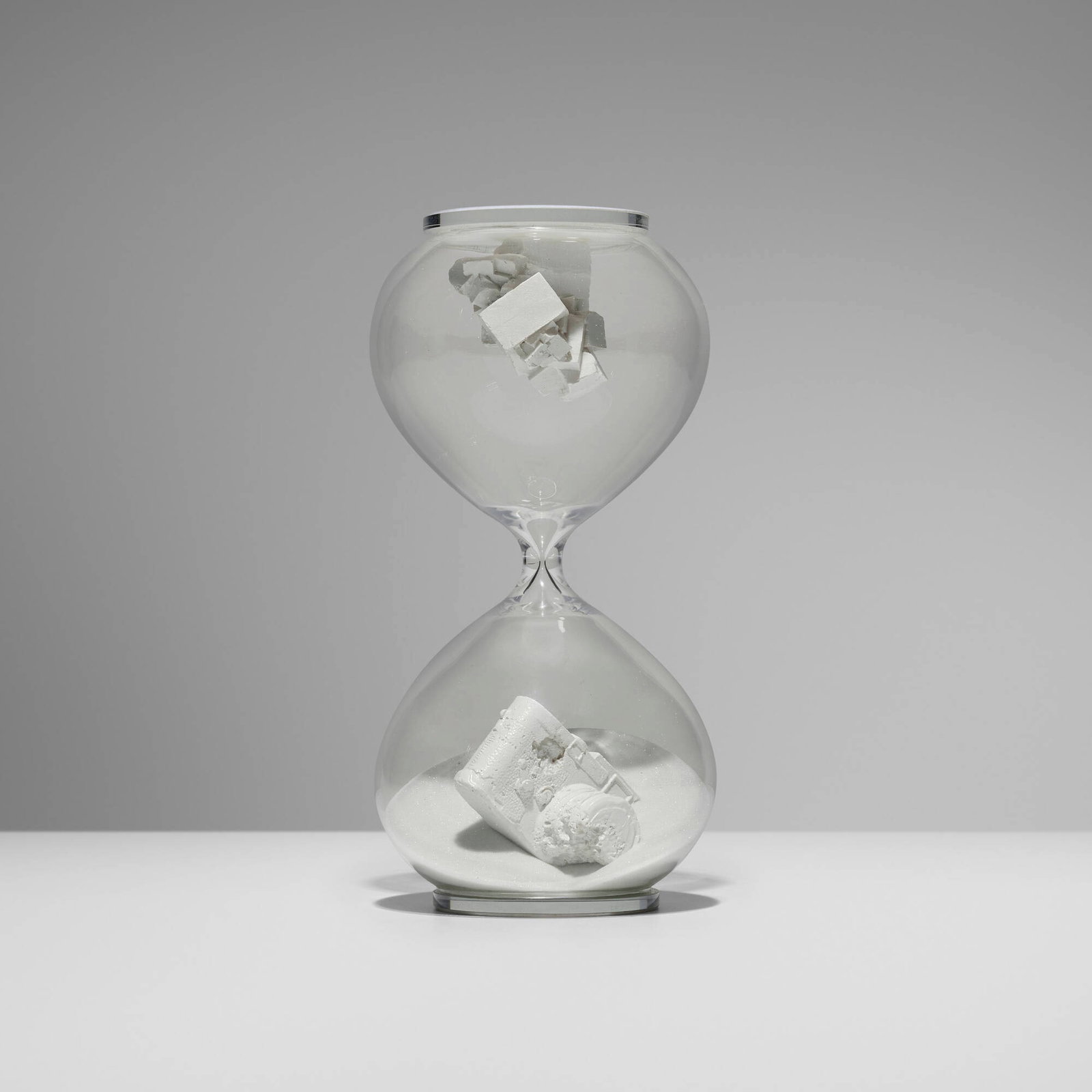 Daniel Arsham, Hourglass I (White) (1 of 8)