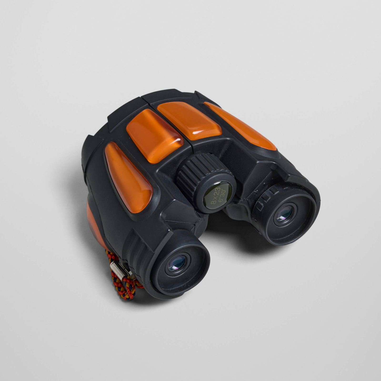 Hermes X Fujinon, Binoculars: Hermes X Fujinon Binoculars France and Japan, 21st century resin, lacquered metal, glass, plastic, rope 3 h x 5 w x 5 d in (8 x 13 x 13 cm) Molded manufacturer's mark above lenses