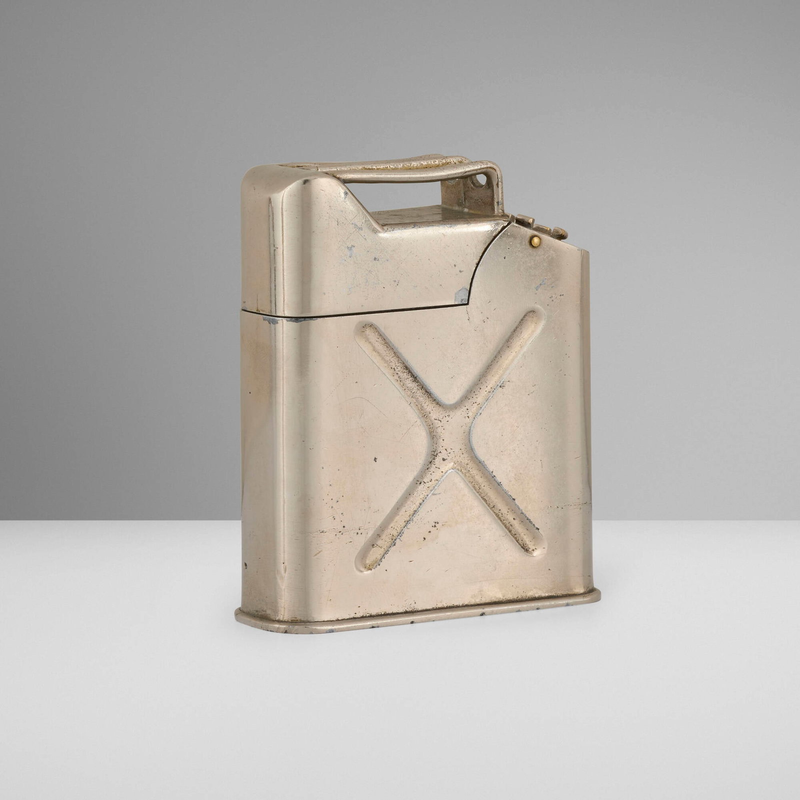 French, Rare jerrican gas can-form lighter (1 of 4)