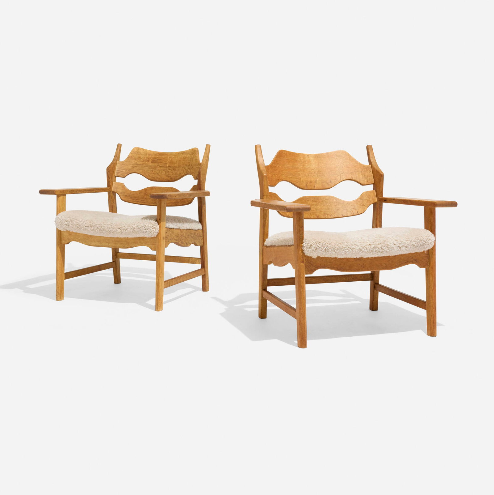 Henning Kjaernulf, Lounge chairs, pair (1 of 5)