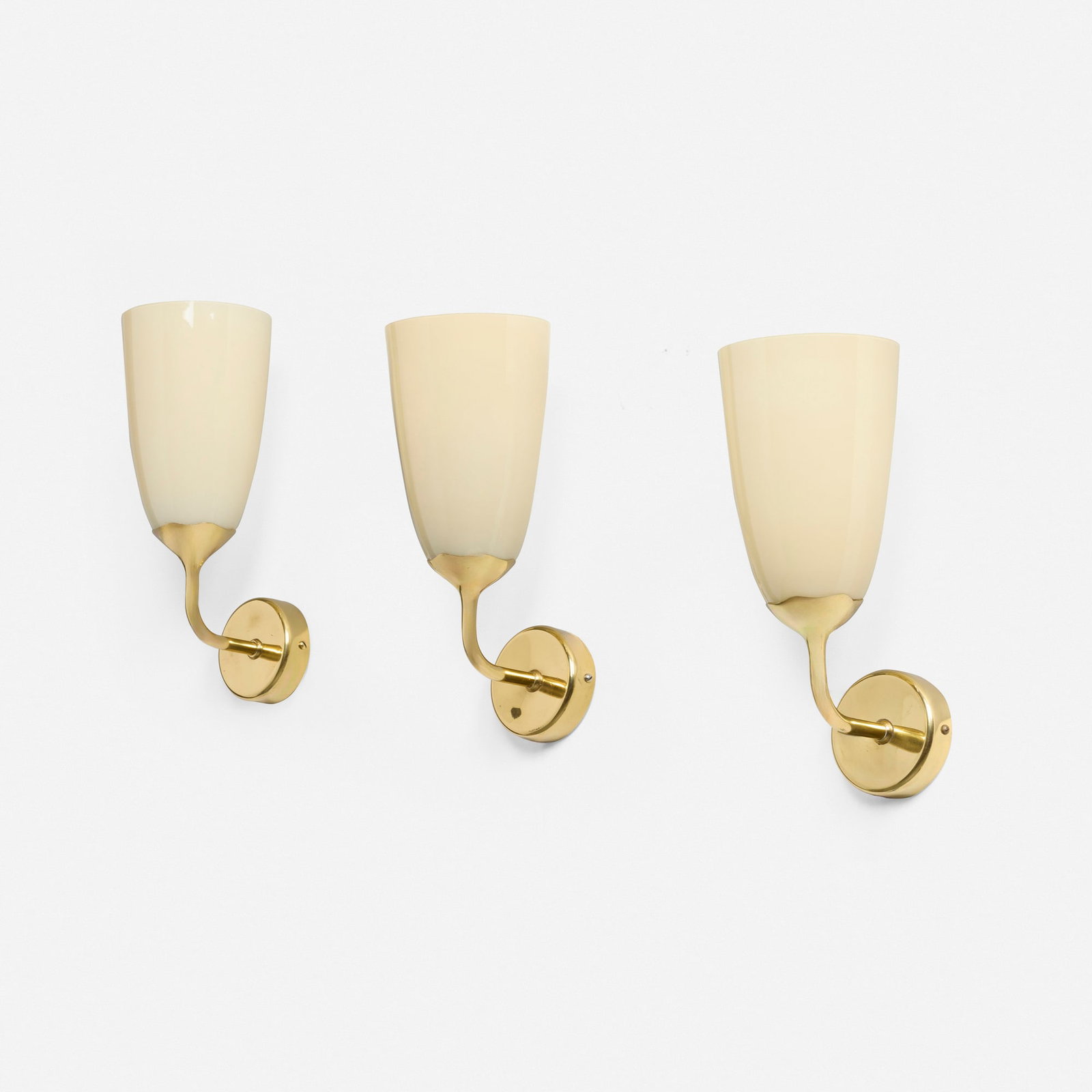Paavo Tynell, Wall lamps model 9447, set of three (1 of 4)