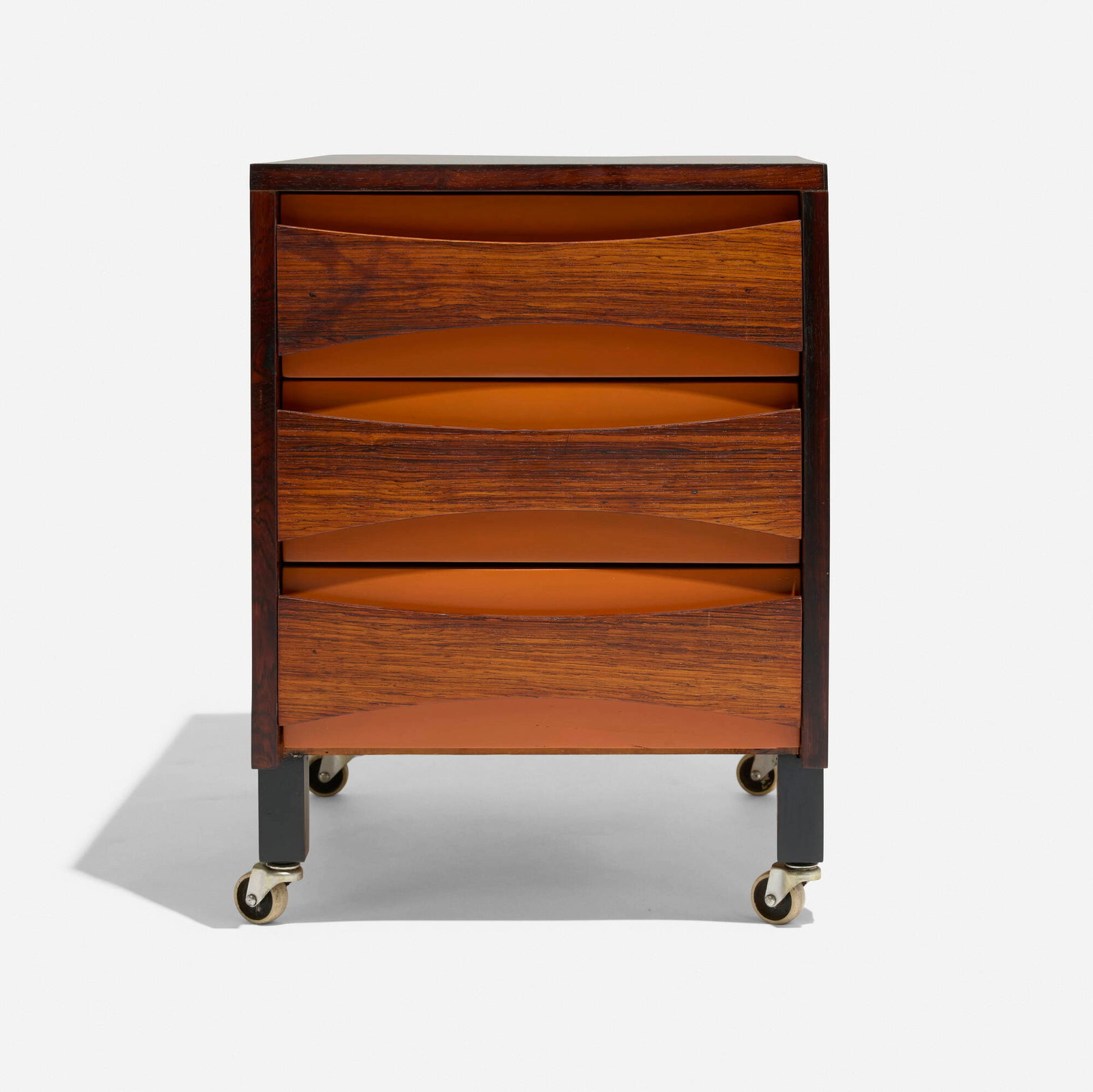 Danish Cabinetmaker, Rolling nightstand - 2