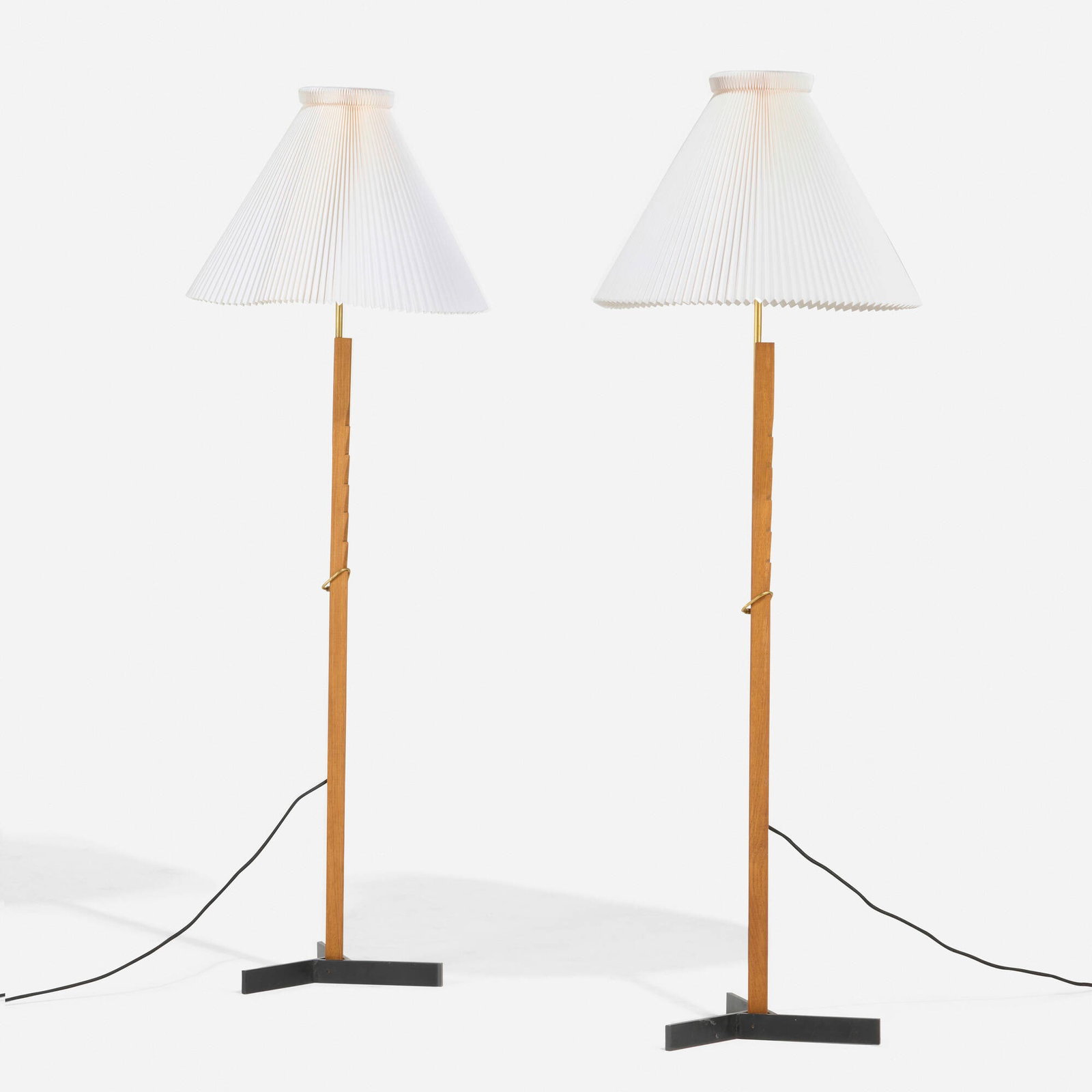 Svend Aage Holm-Sorensen, Adjustable floor lamps, pair (1 of 3)