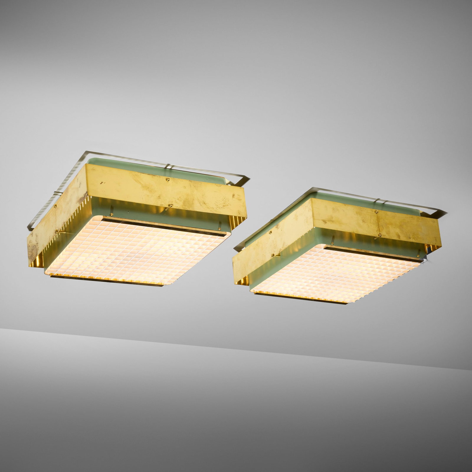 Itsu, Ceiling lamps model AE 37, pair - 2