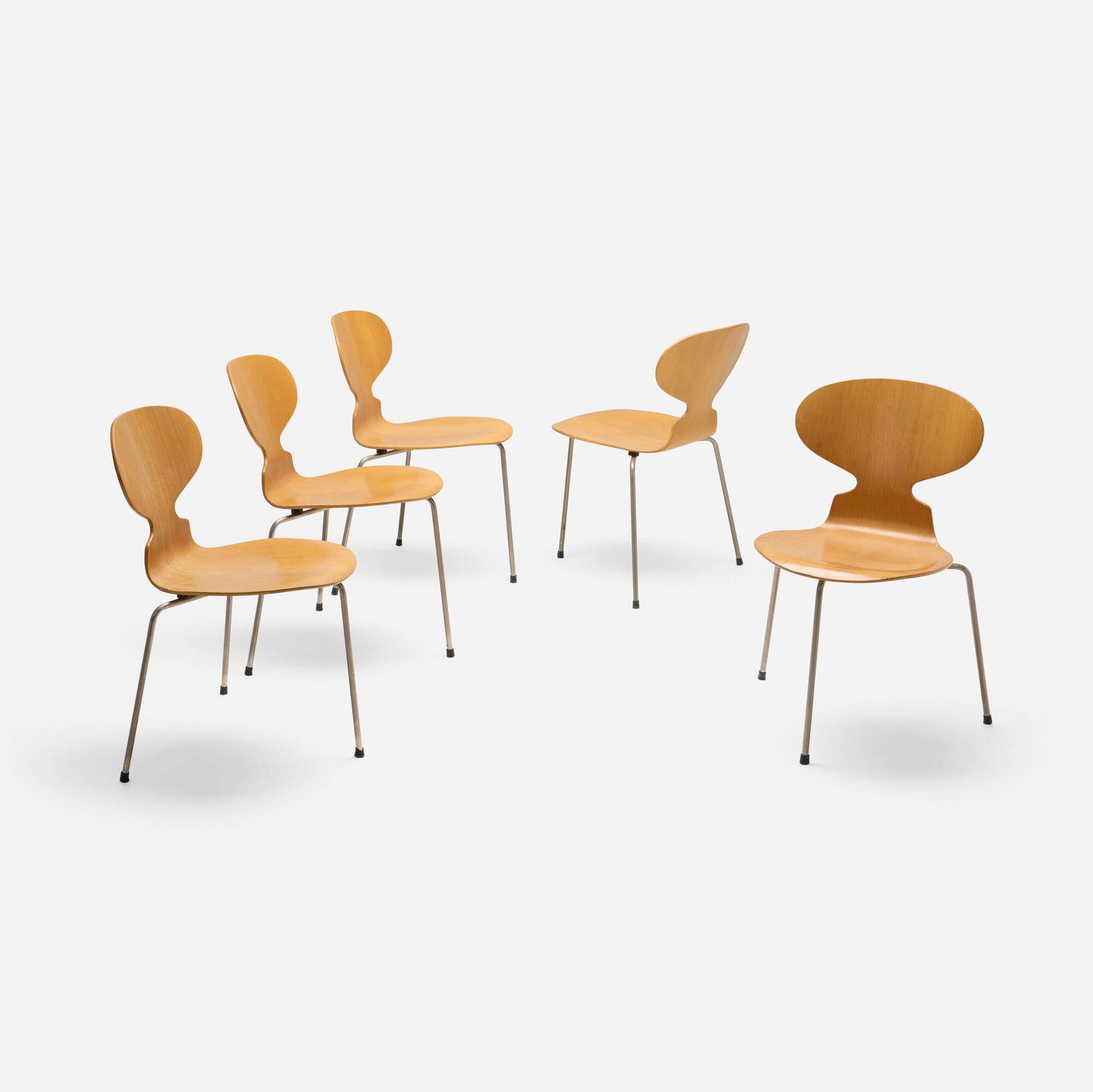 Arne Jacobsen, Ant dining chairs, set of five (1 of 6)