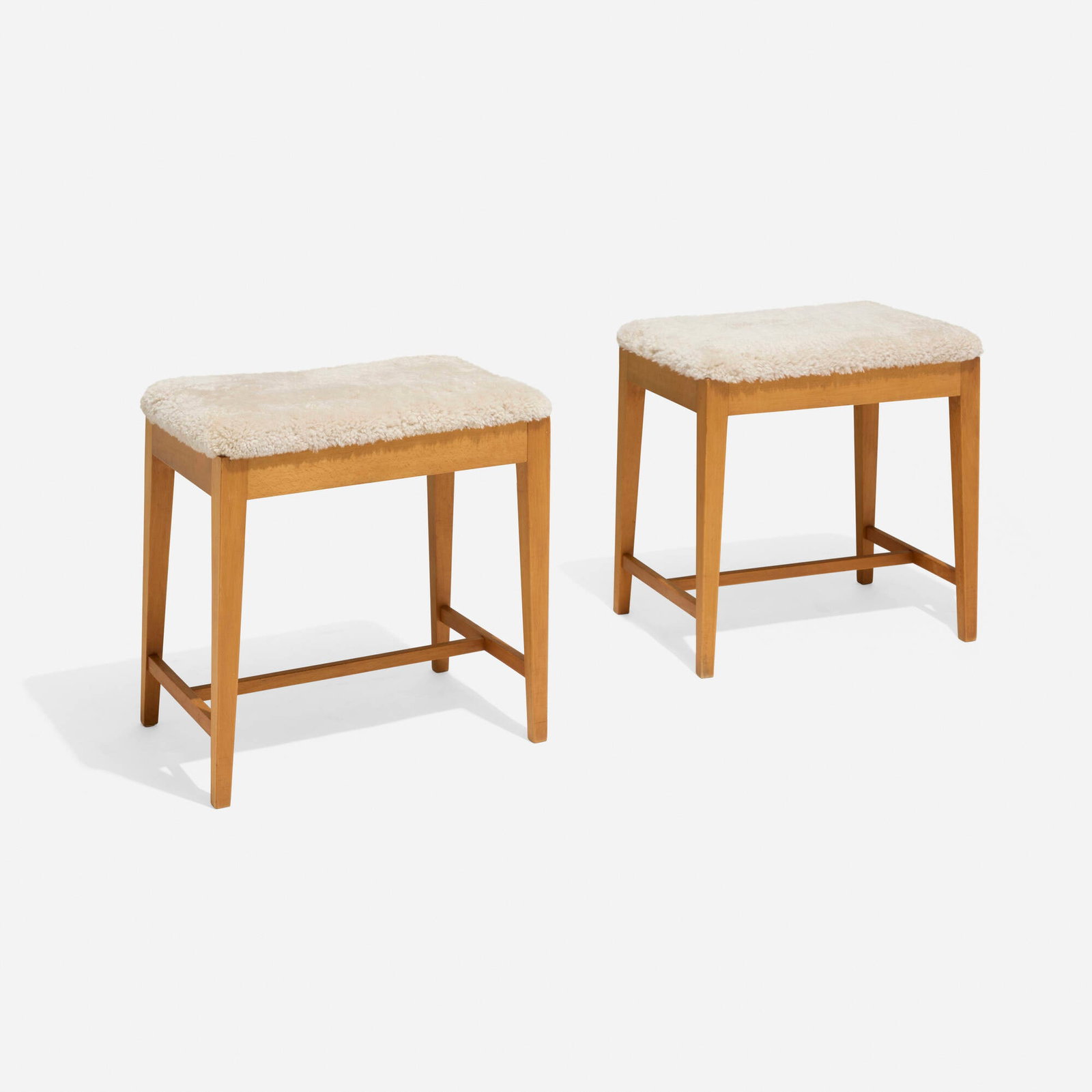 Danish, Stools, pair (1 of 4)