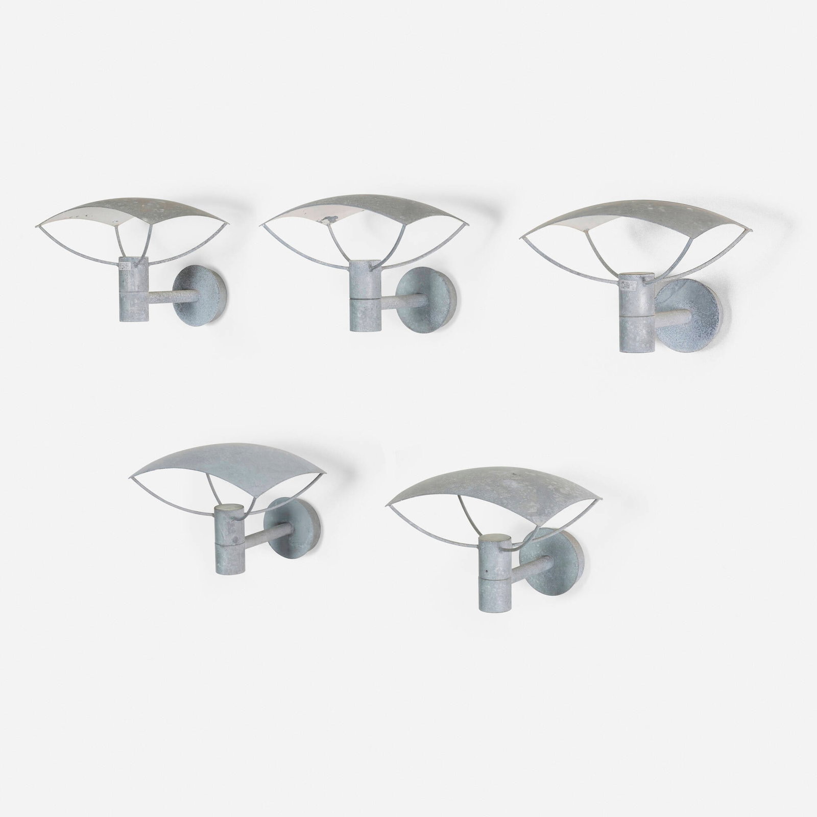 E.S. Horn, Outdoor sconces, set of five (1 of 4)