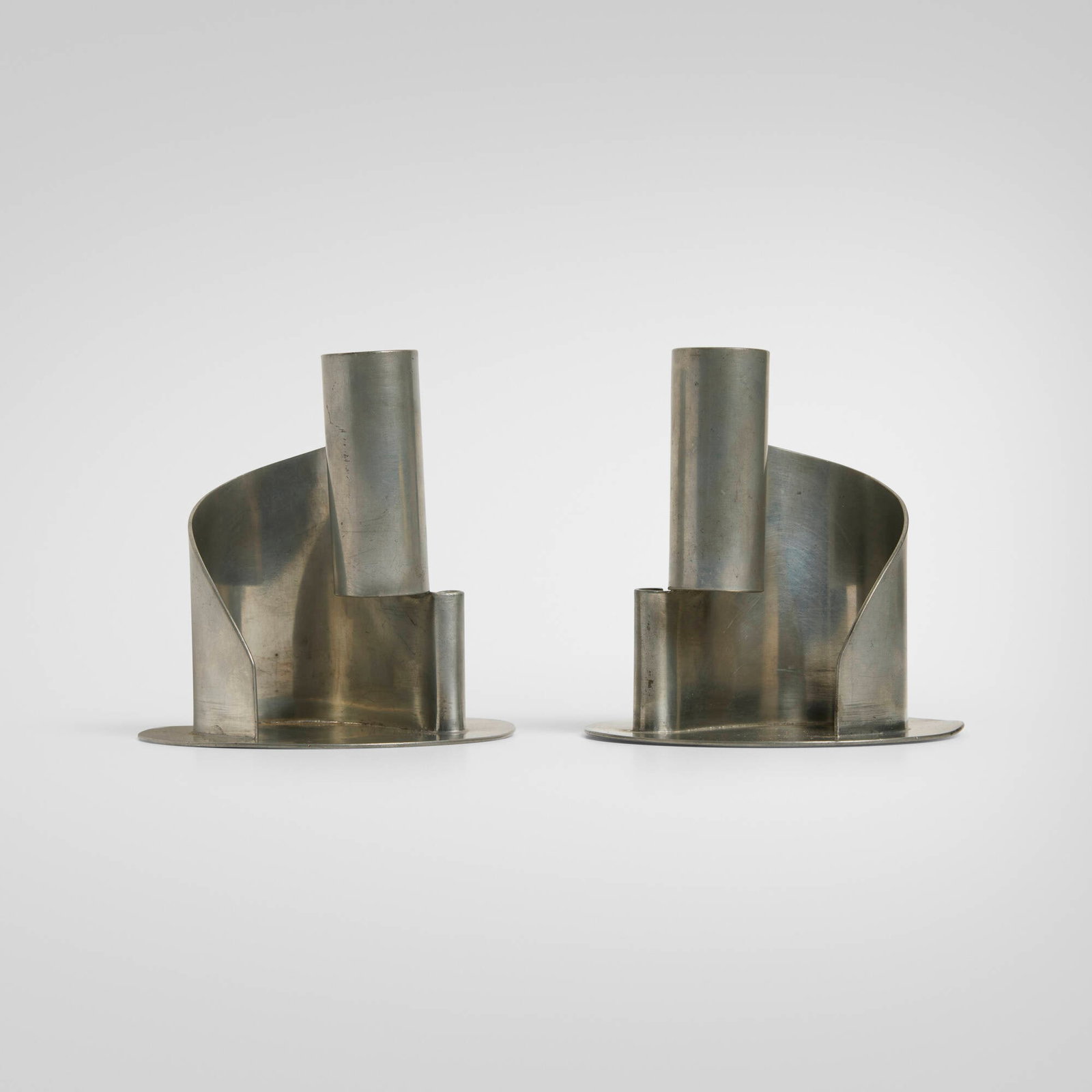 Machine Age, Candlesticks, pair - 2