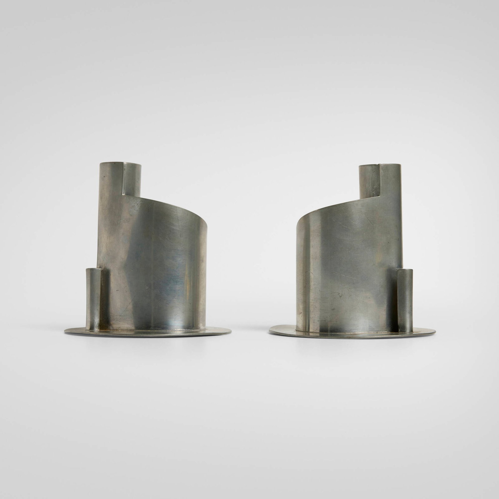 Machine Age, Candlesticks, pair - 3
