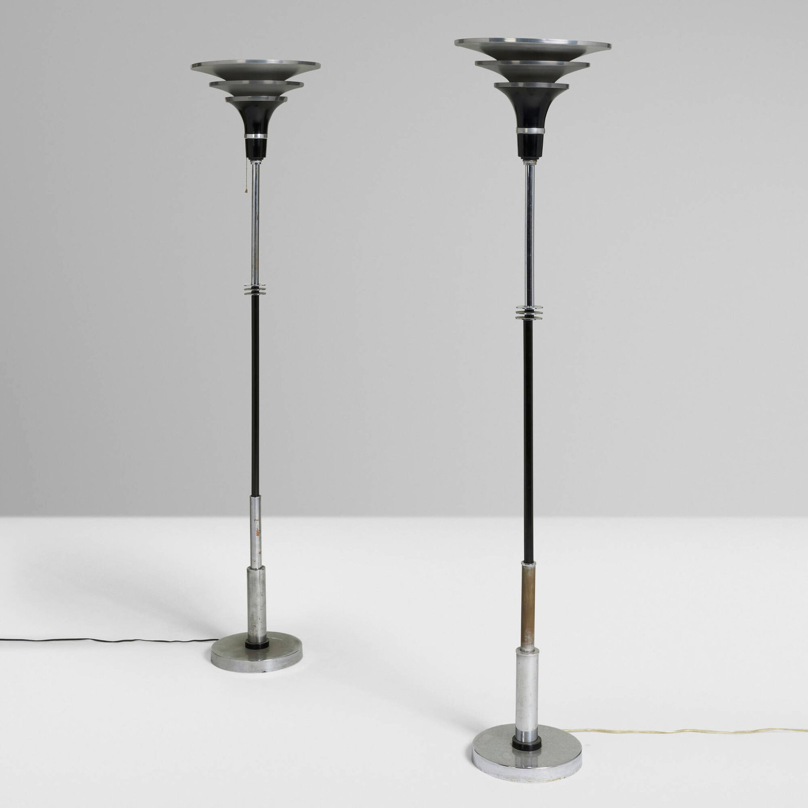 Machine Age, Floor lamps, pair - 2