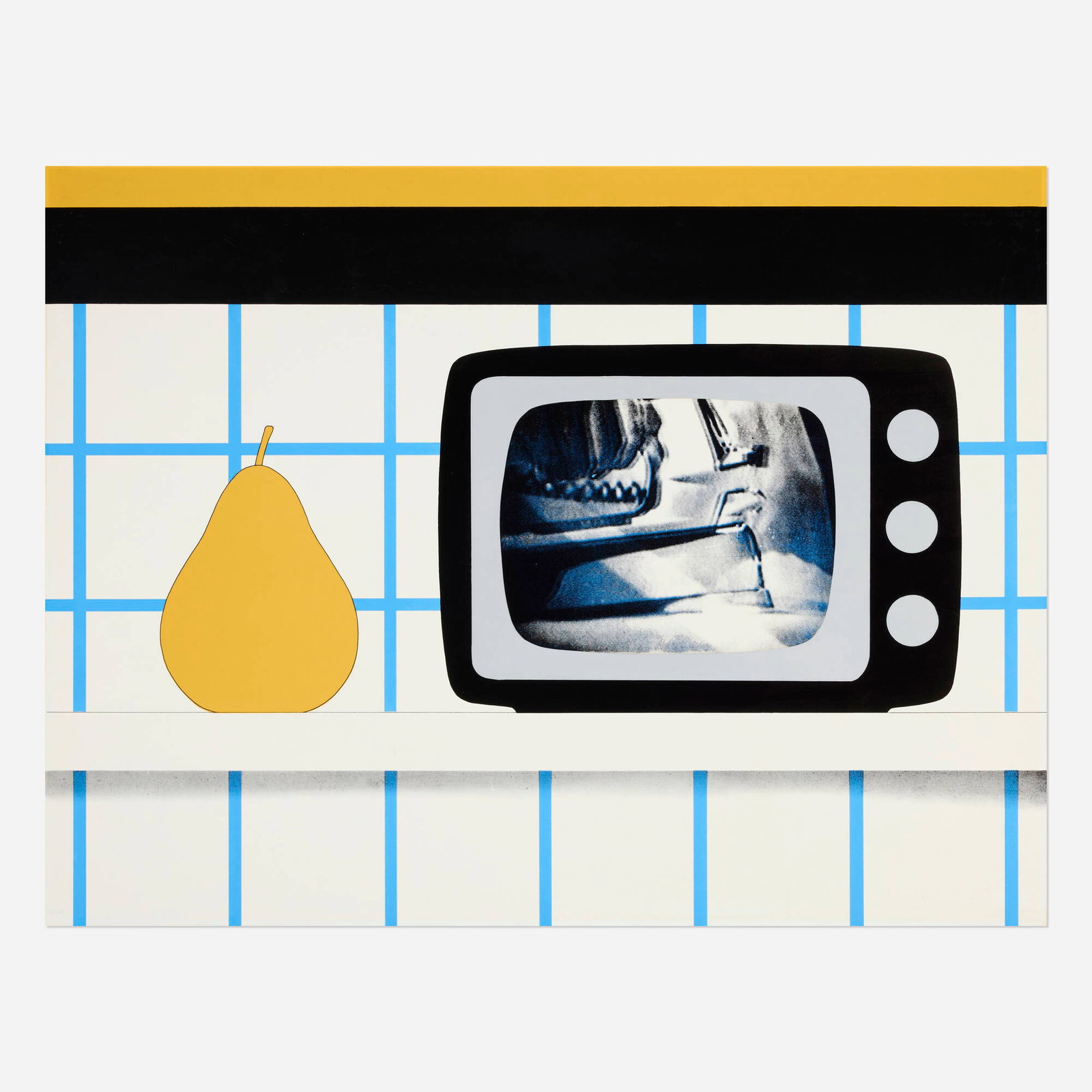 Tom Wesselmann, TV Still Life (from the 11 Pop Artists, Volume III portfolio) (1 of 3)