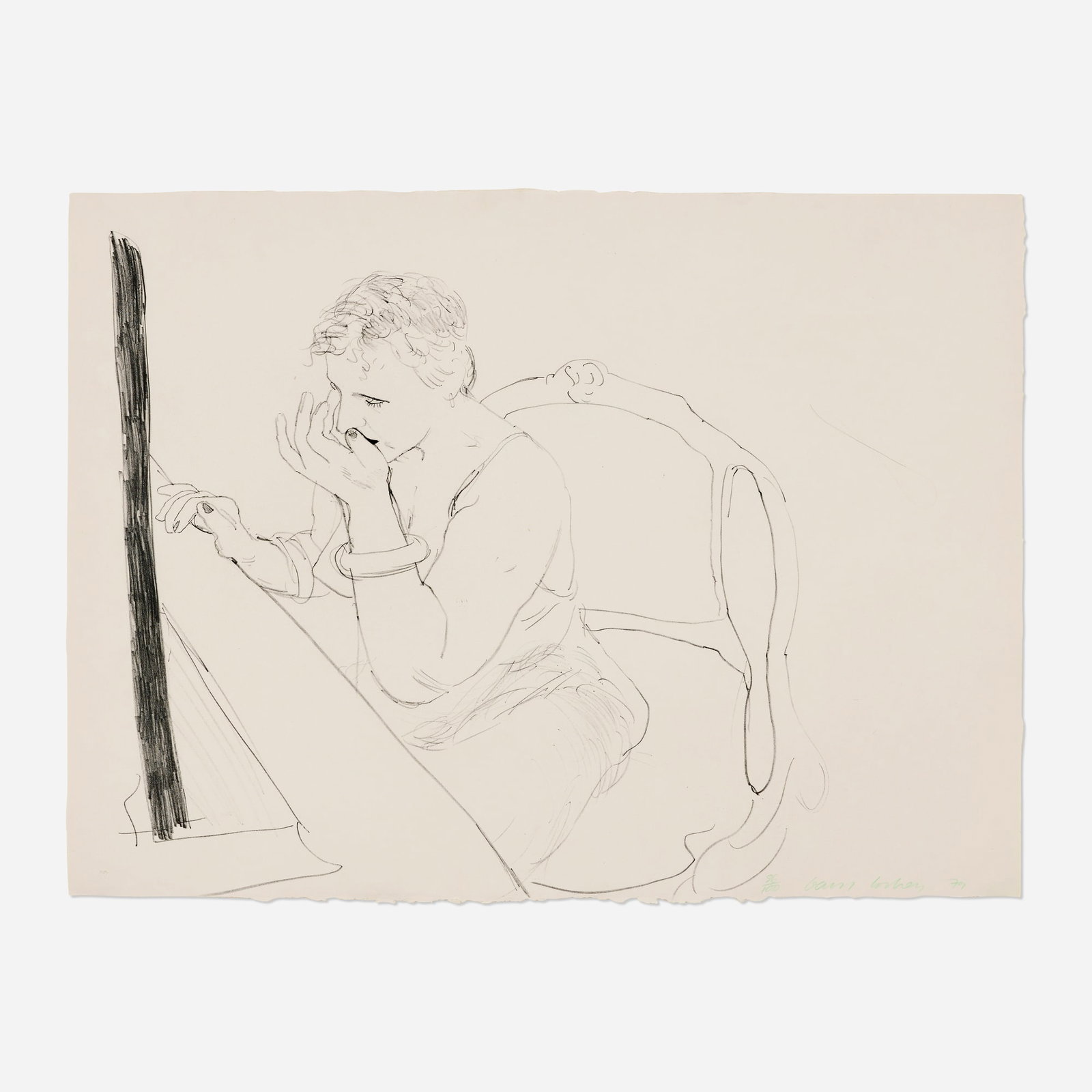 David Hockney, Celia - Adjusting Her Eyelash (1 of 4)