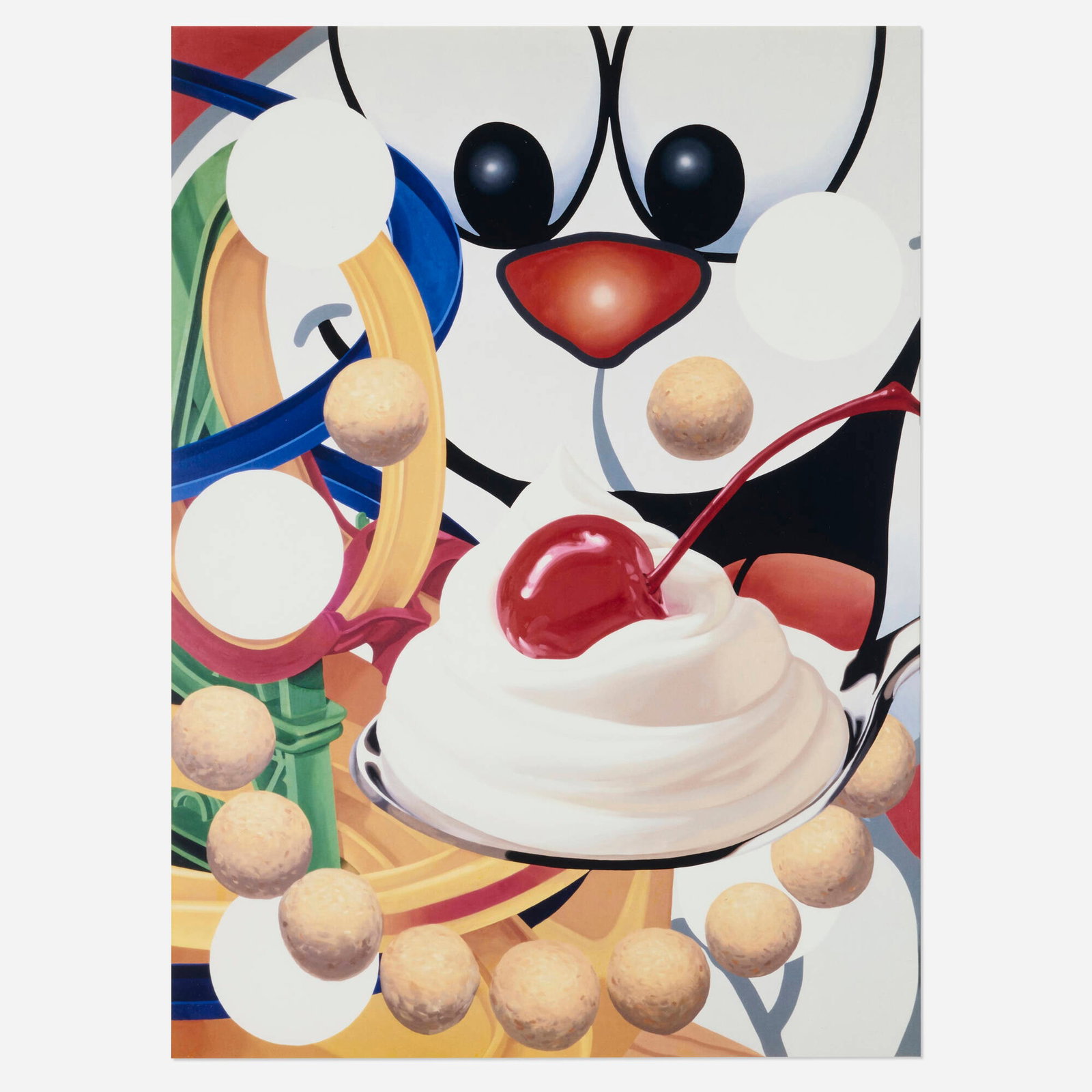 Jeff Koons, Loopy: Jeff Koons Loopy 2000 high gloss Fujiflex print in colors on glossy photo paper image: 34 h x 24.75 w in (86 x 63 cm) sheet: 35 h x 25.625 w in (89 x 65 cm) Signed, dated, and numbered to verso