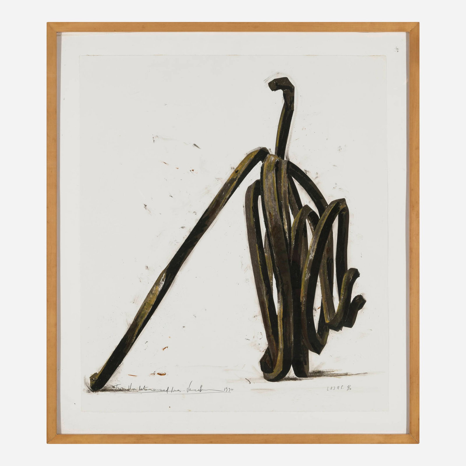 Bernar Venet, Two Undetermined Lines - 2