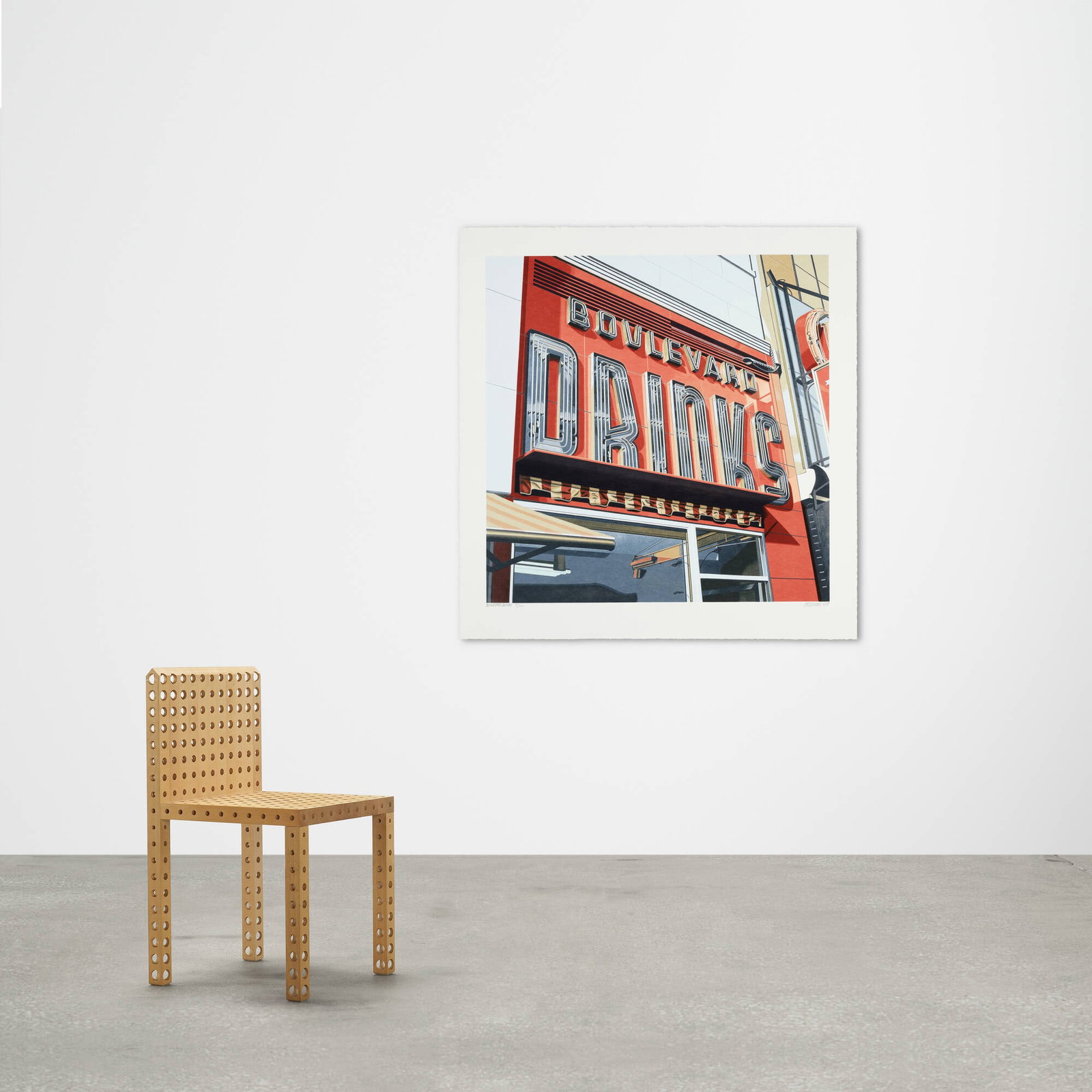 Robert Cottingham, Boulevard Drinks - 3