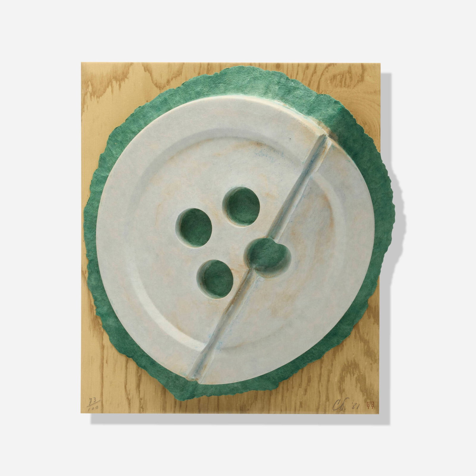 Claes Oldenburg, Broken Button (1 of 5)