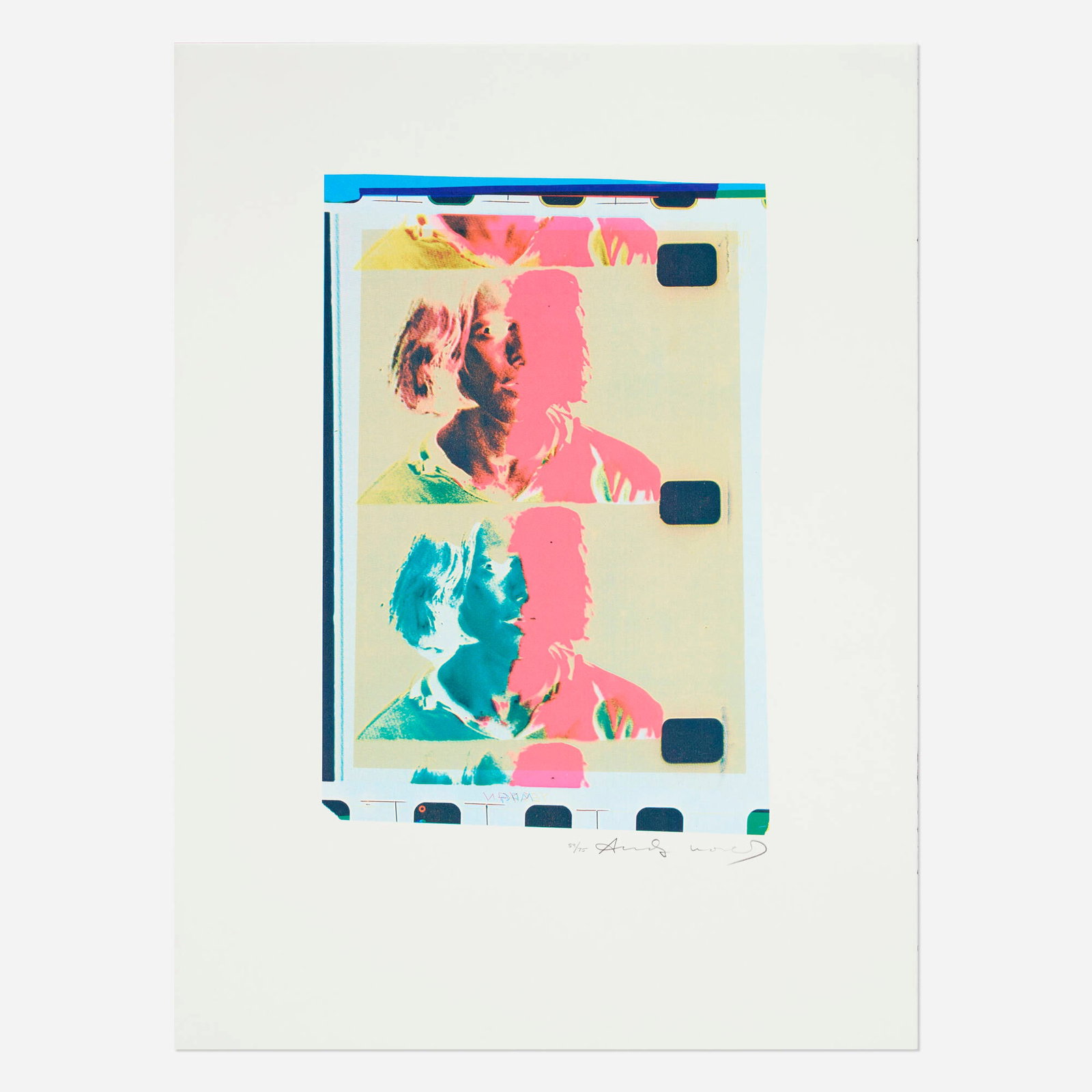 Andy Warhol, Eric Emerson (Chelsea Girls) (from A Portfolio of Thirteen Prints): Andy Warhol Eric Emerson (Chelsea Girls) (from A Portfolio of Thirteen Prints) 1982 screenprint in colors on Somerset Satin White image: 19.125 h x 13.125 w in (49 x 33 cm) sheet: 29.75 h x 22.25 w