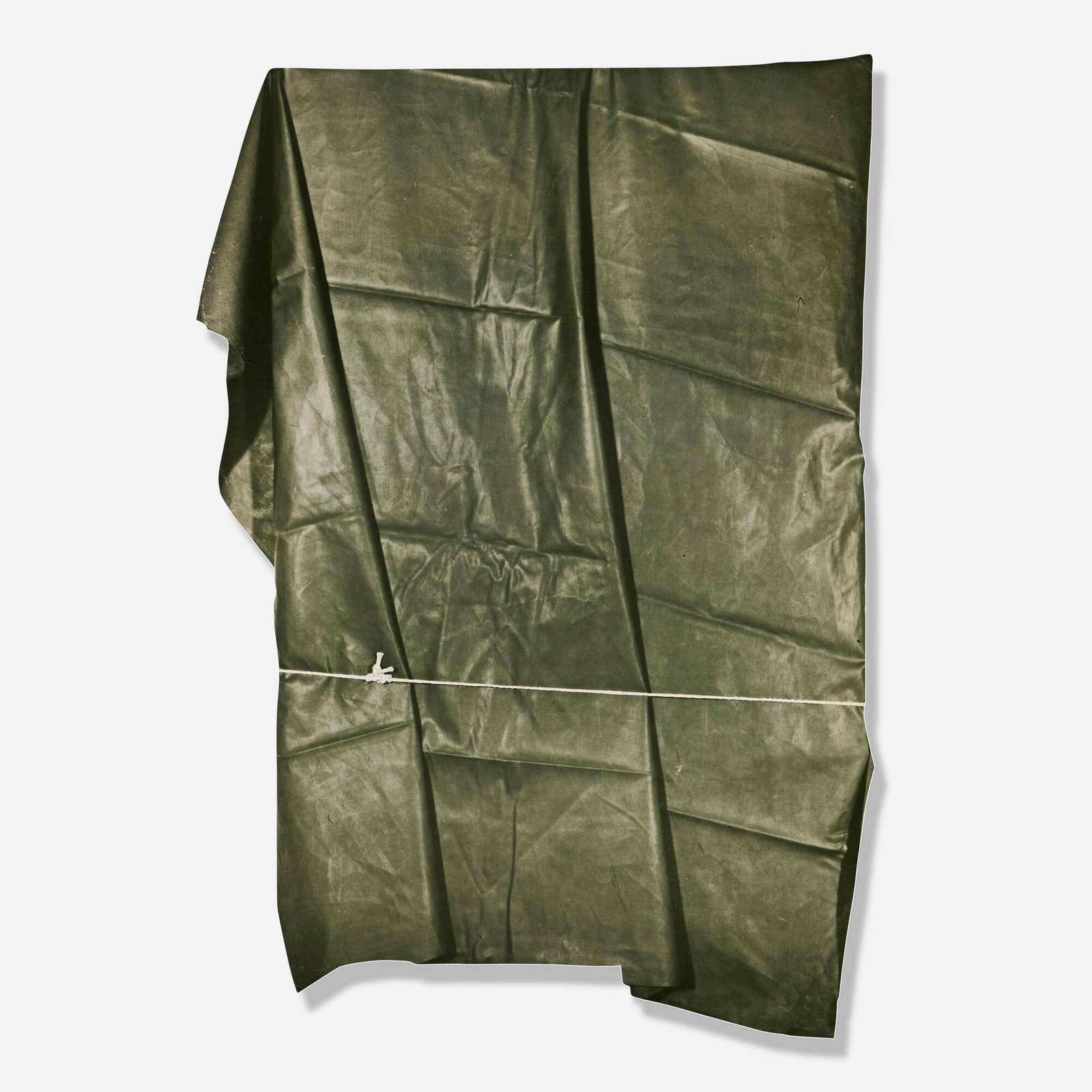 Christo, Wrapped Painting: Christo Wrapped Painting 1968 / 1969 offset lithograph in colors (double-sided), die-cut 32.125 h x 22.125 w in (82 x 56 cm) Signed and dated to verso 'Christo 1968'. This work is from the