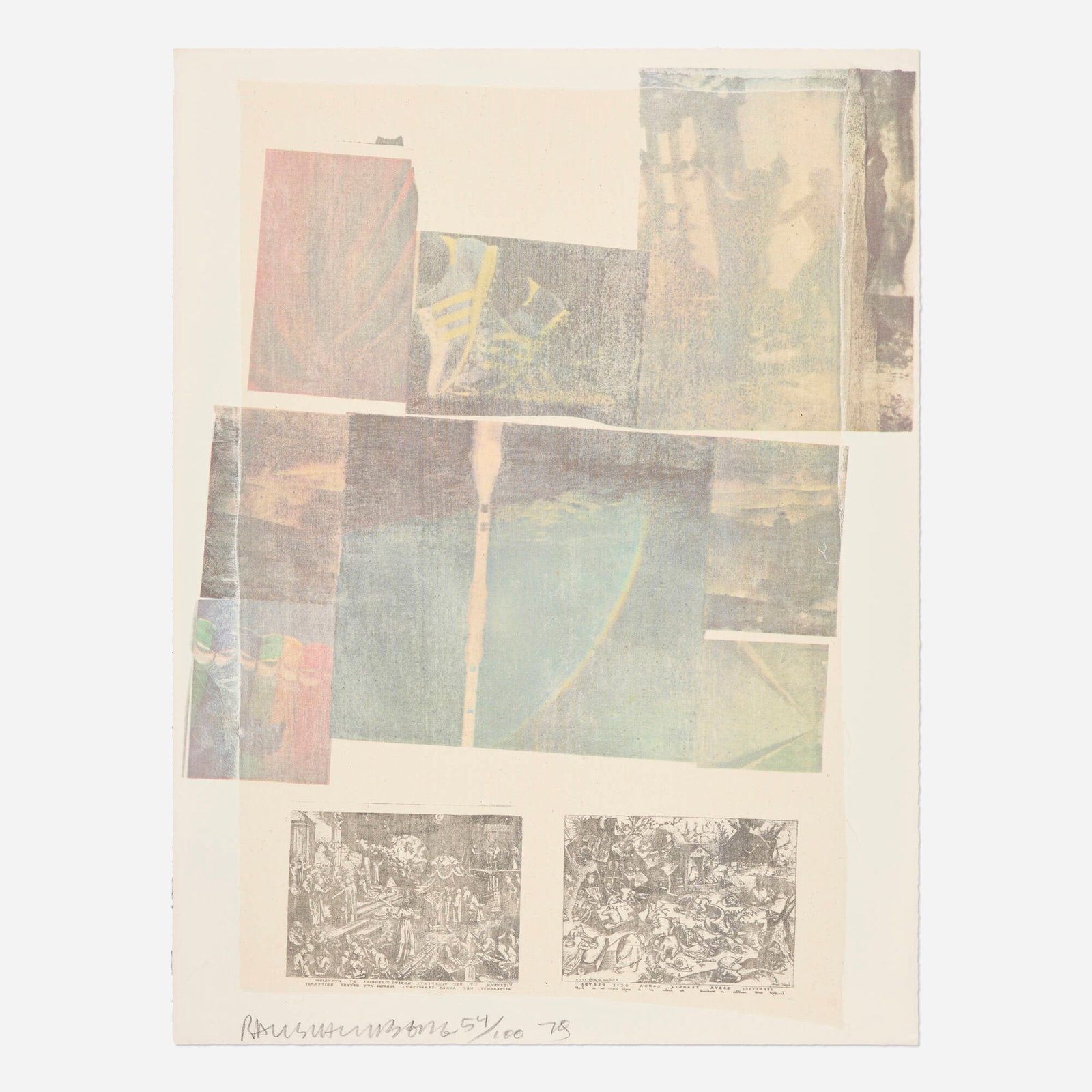 Robert Rauschenberg, People Have Enough Trouble Without Being Intimidated by an Artichoke (1 of 3)