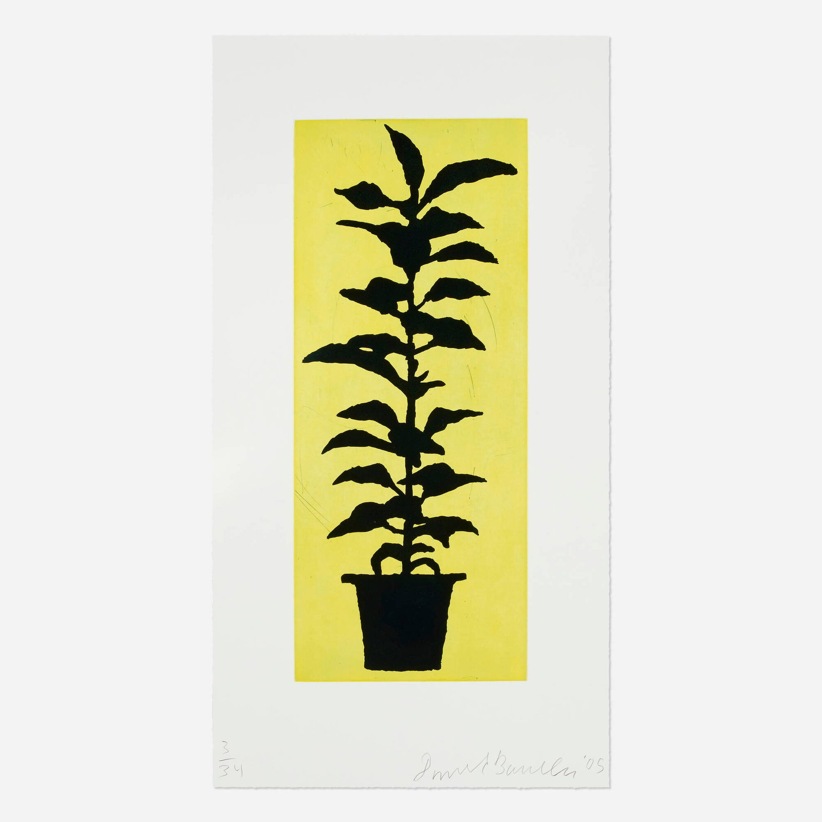 Donald Baechler, Potted Plant (1 of 3)