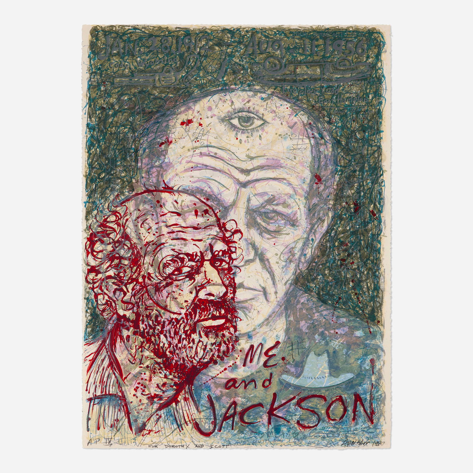Robert Arneson, Me and Jackson (1 of 3)