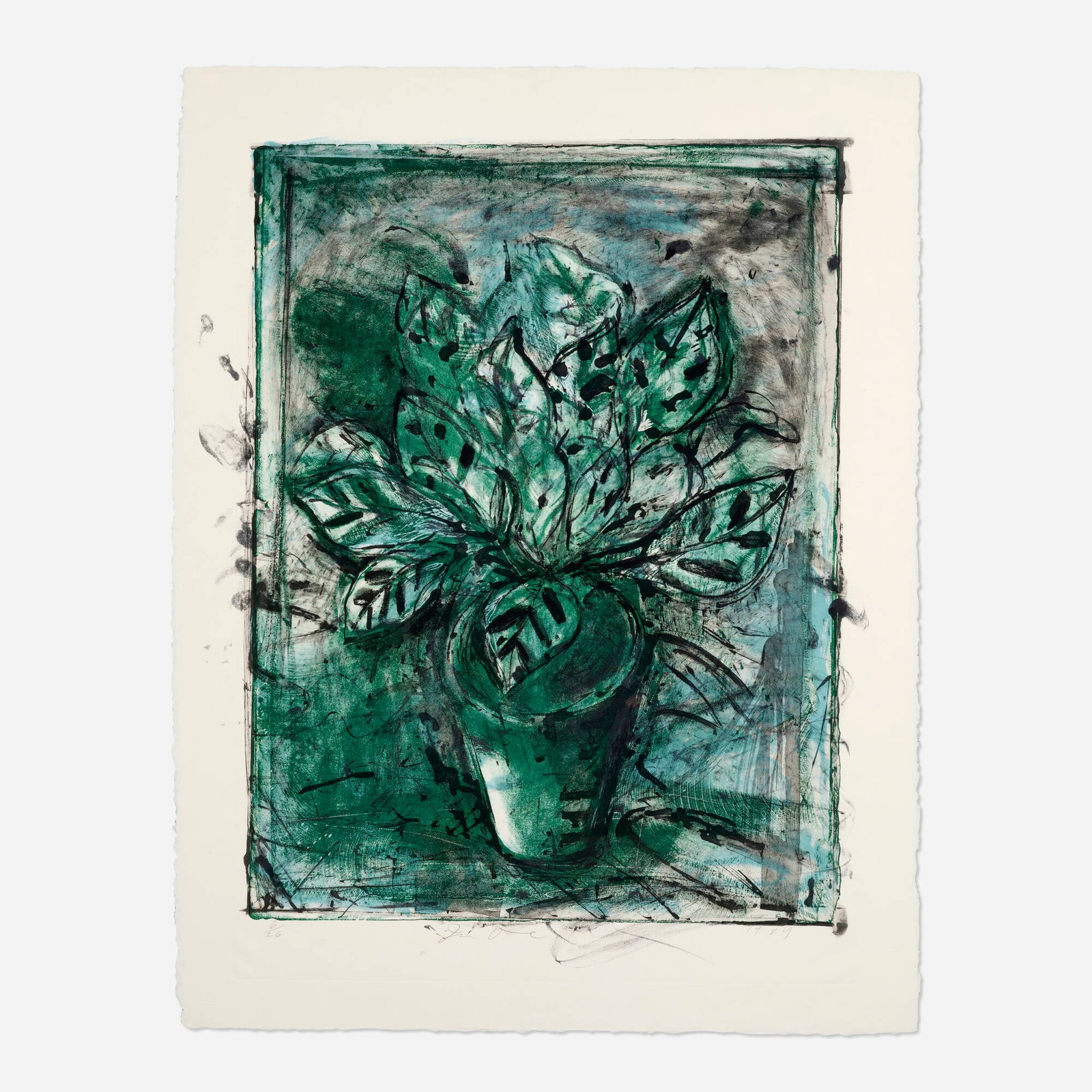 Jim Dine, Jerusalem Plant #8 (1 of 4)