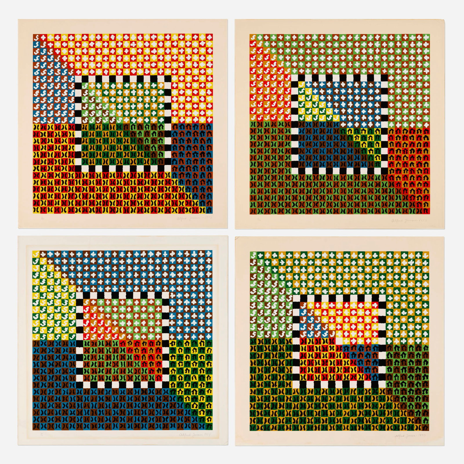 Alfred Jensen, Portfolio (1 of 2)