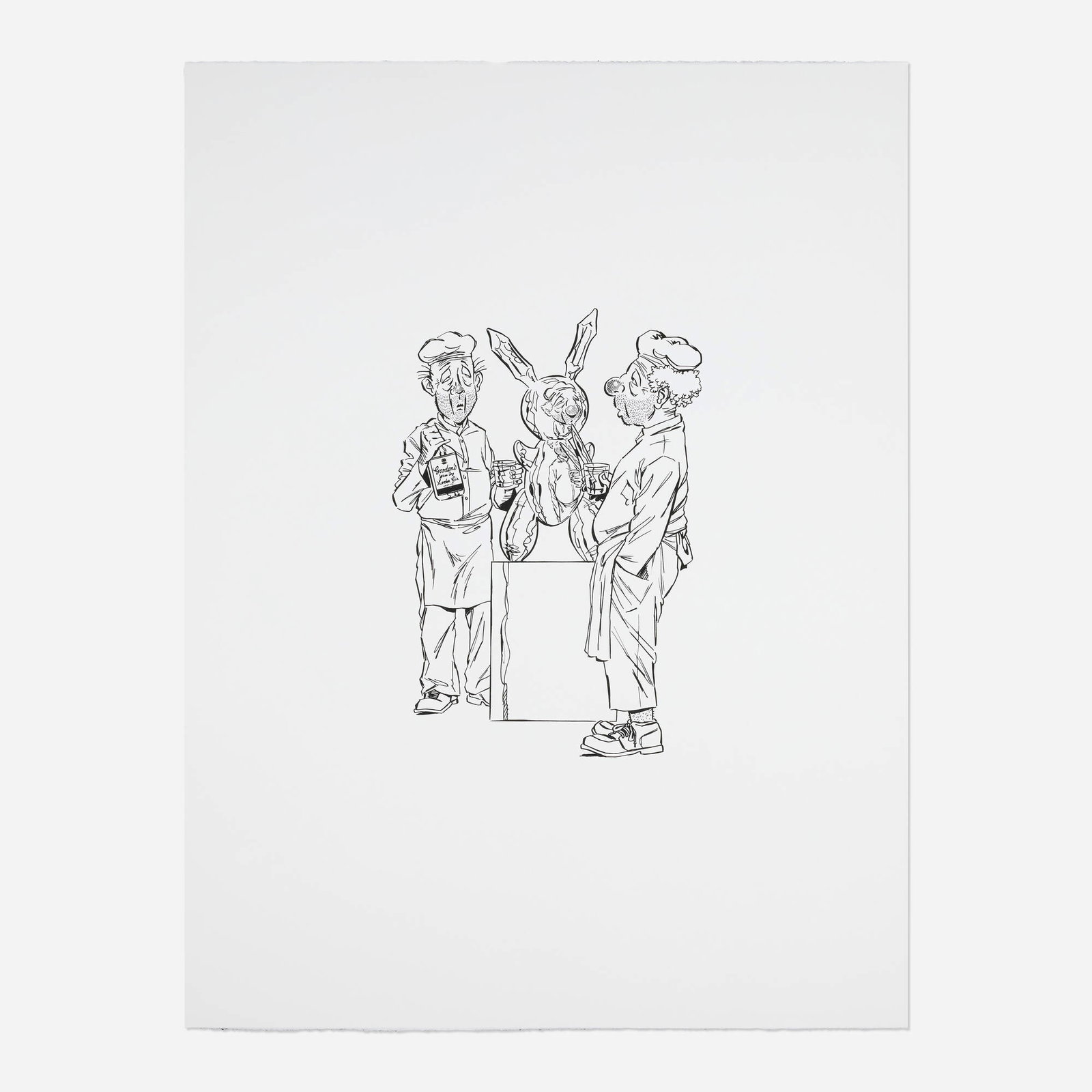 Mark Leckey, Gorgeousness & Gorgeosity: Mark Leckey Gorgeousness & Gorgeosity 2006 screenprint on Somerset 47 h x 35 w in (119 x 89 cm) Signed, numbered, and inscribed to verso 'Bunny Farmer Mark Leckey 7/25'. This work is