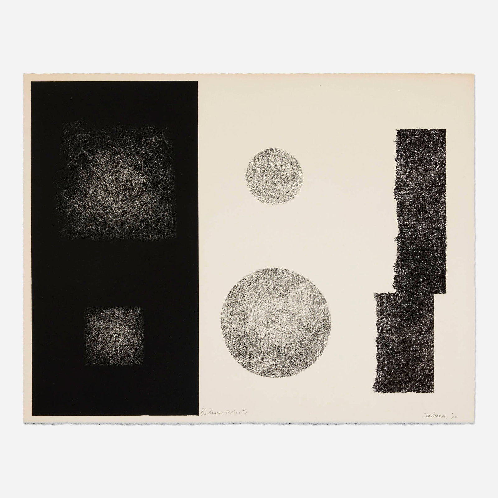 Dorothy Dehner, Lunar Series #1 (1 of 3)