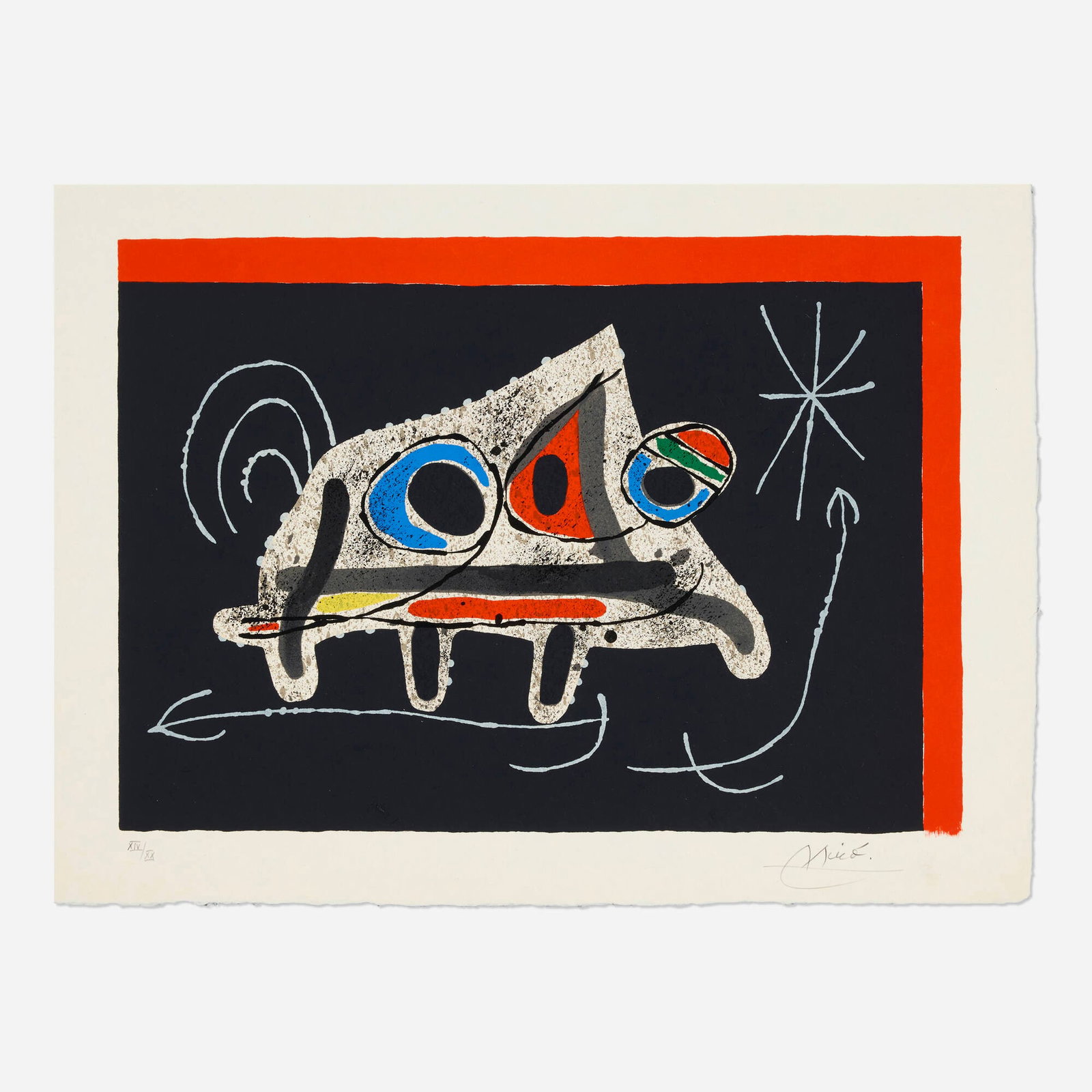 Joan Miro, Untitled (from Le lezard aux plumes d'or series) (1 of 3)