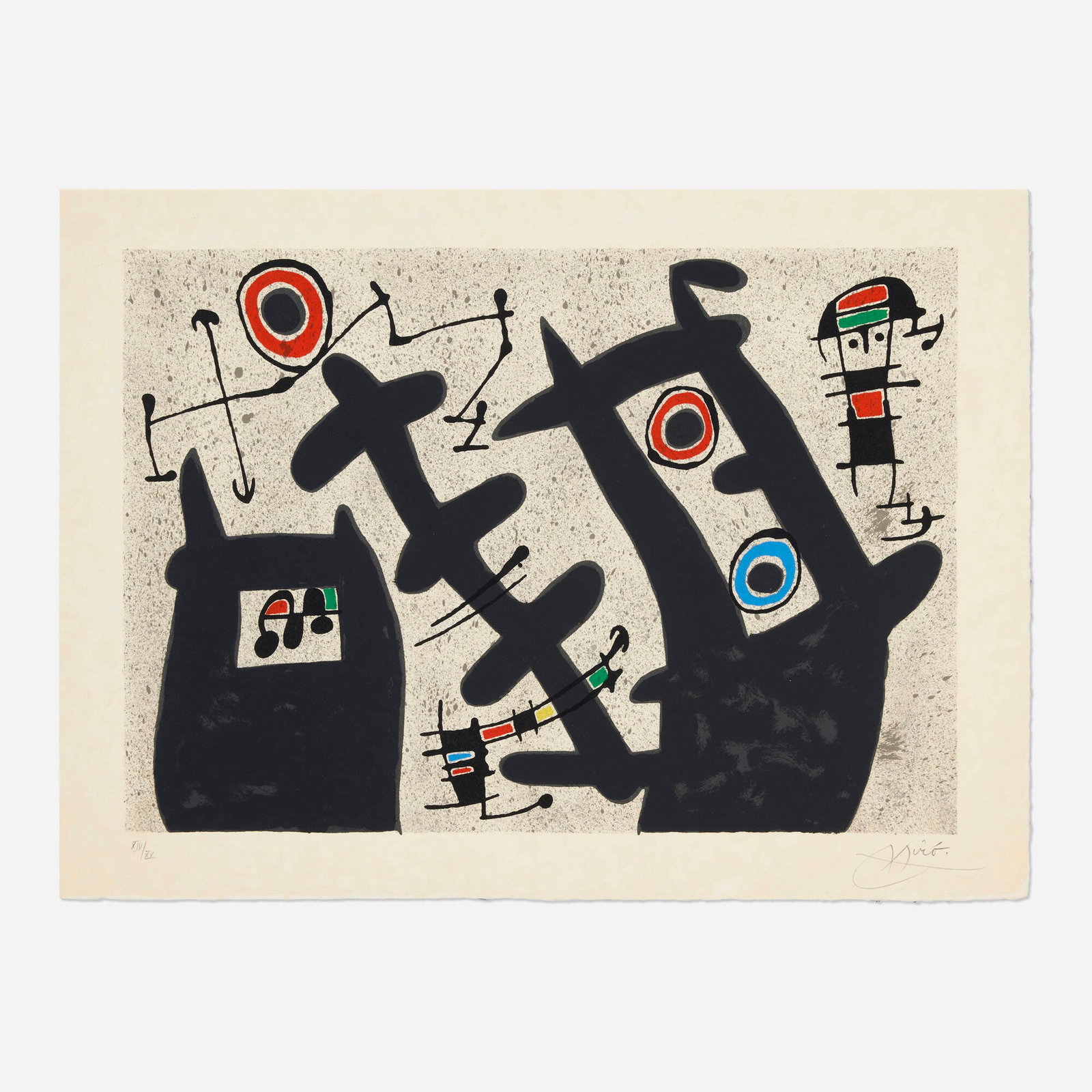 Joan Miro, Untitled (from the Le lezard aux plumes d'or portfolio) (1 of 3)