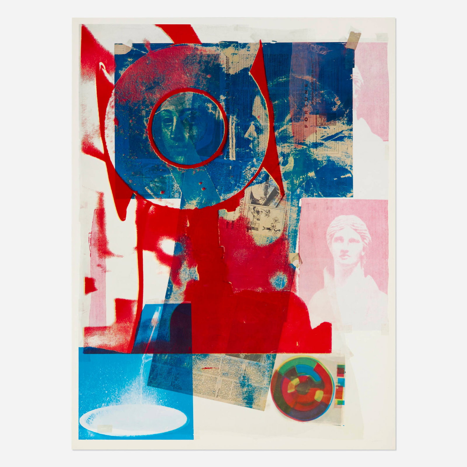 Robert Rauschenberg, Quarry Local One: Robert Rauschenberg Quarry Local One 1986 offset lithograph in colors image: 33.25 h x 25 w in (84 x 63 cm) sheet: 34.5 h x 26 w in (88 x 66 cm) This work is from the edition of 850 co-printed and