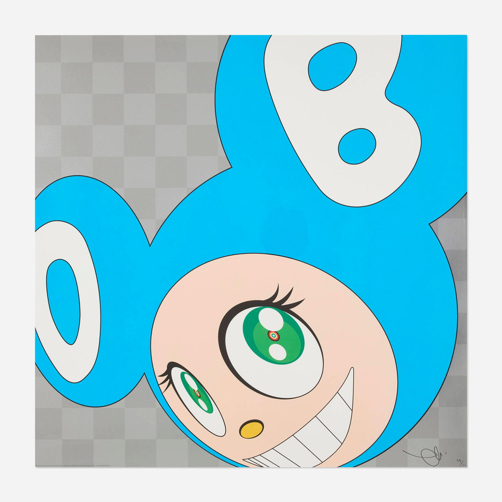 Takashi Murakami, And then and then and then and then and then (Aqua Blue) (1 of 4)