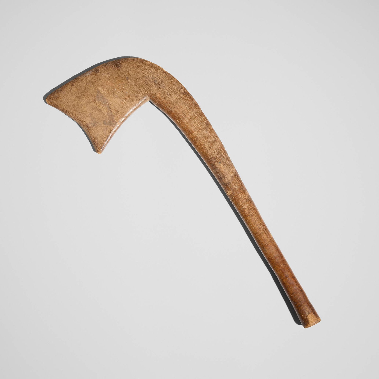 Nuba-Tira or Nuer, Scepter or throwing knife: Nuba-Tira or Nuer Scepter or throwing knife Sudan, 20th century carved wood 24 h x 8.5 w x 1 d in (61 x 22 x 3 cm) This work will ship from Chicago, Illinois.