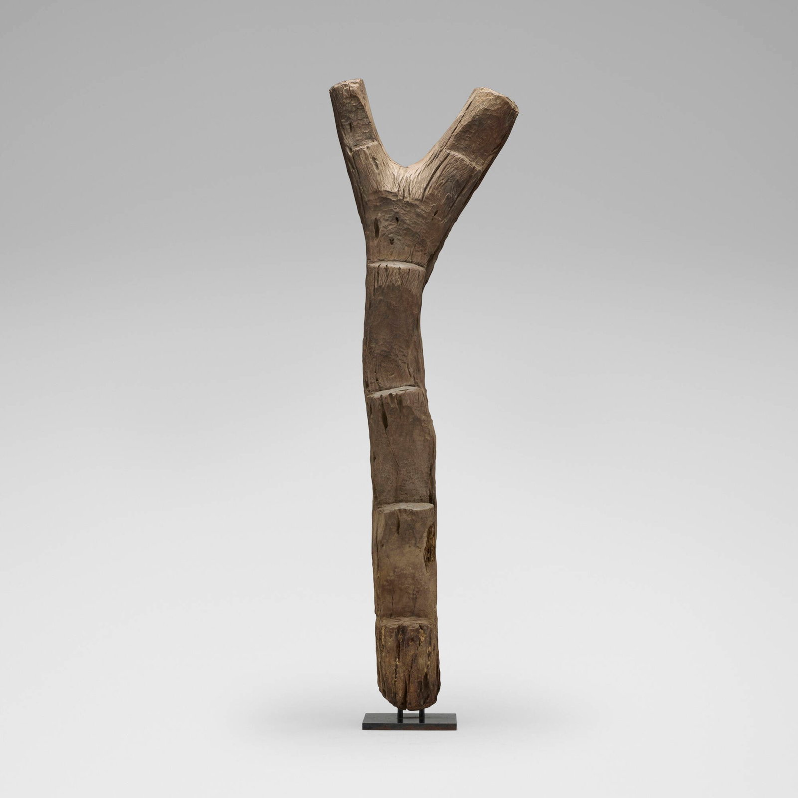 Dogon, Granary ladder: Dogon Granary ladder Mali, 20th century carved wood 54.5 h x 16 w x 5.5 d in (138 x 41 x 14 cm) Provenance: Joseph G. Gerena Fine Art, New York | Private Collection This work will ship from Chicago,