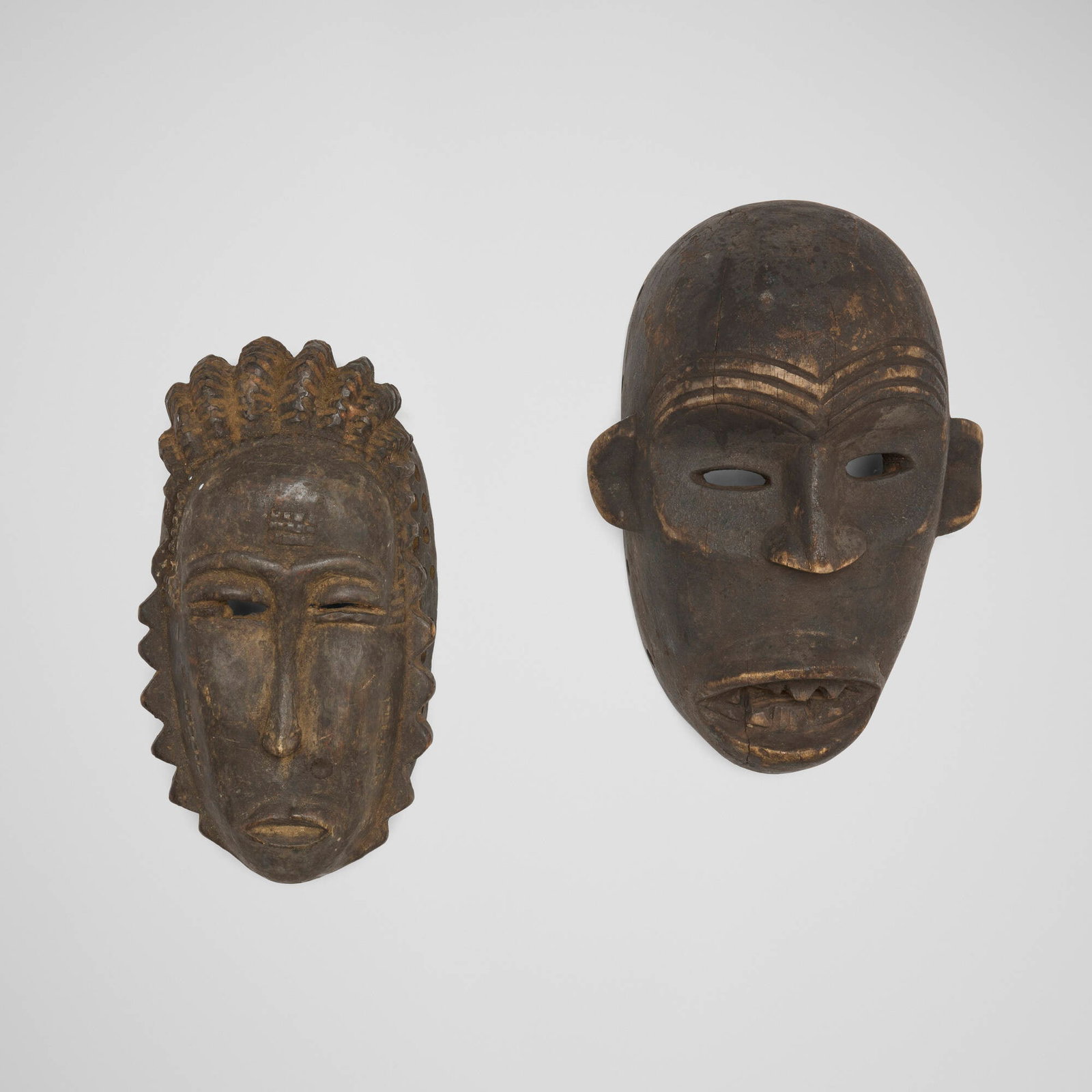 African, Masks, set of two (1 of 4)