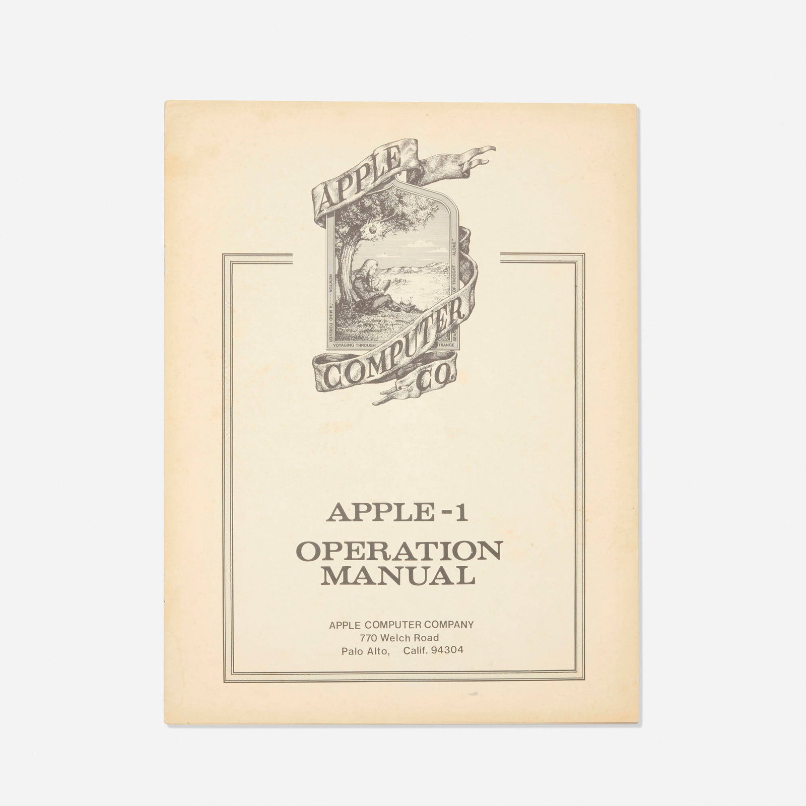 Apple Computer Company, Apple I manual signed by Steve Wozniak: Apple Computer Company Apple I manual signed by Steve Wozniak 1976 stapled printed paper 11 h x 8.25 w in (28 x 21 cm) Signed by Steve Wozniak to two schematic drawings 'Woz'. This work