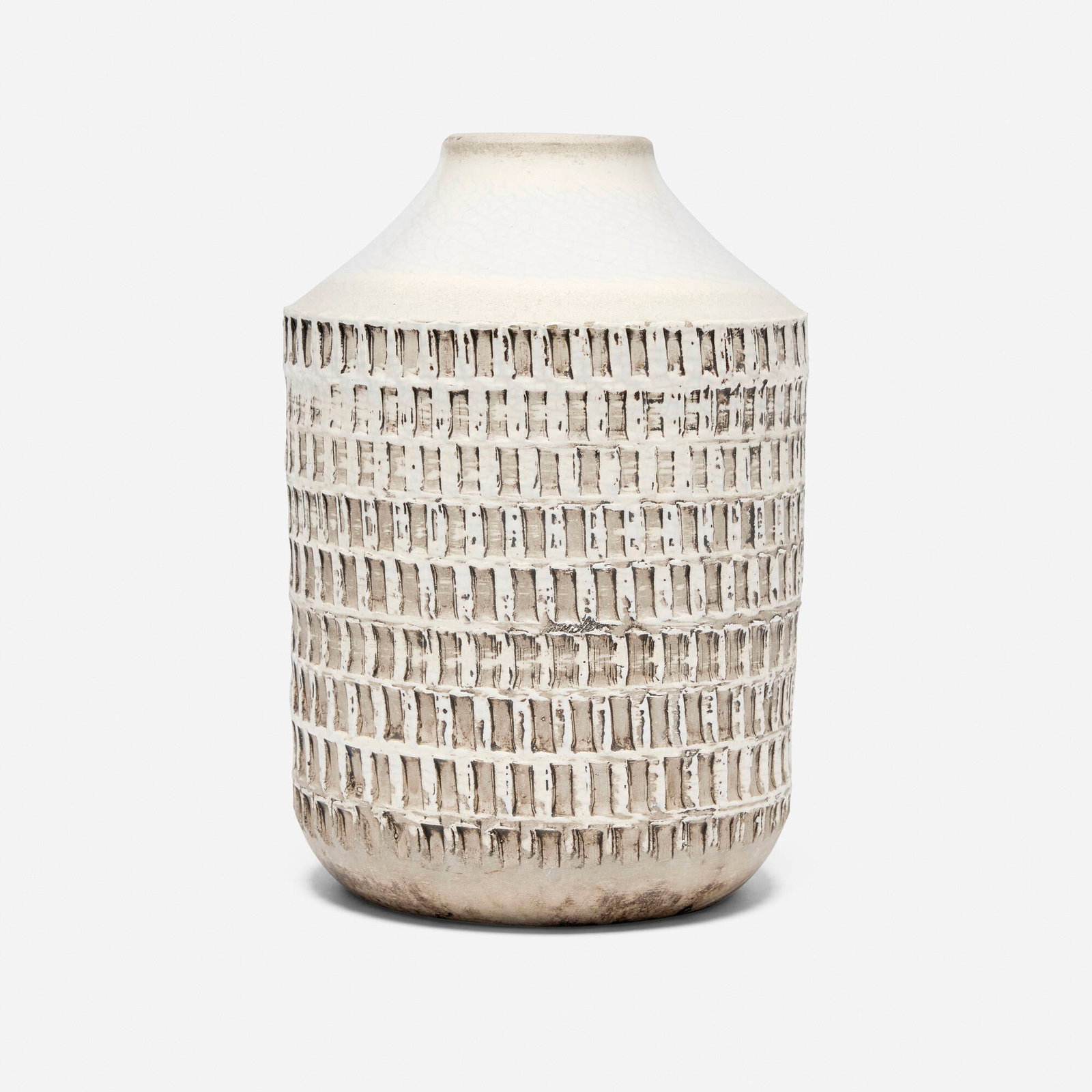 Jean Besnard, Vase: Jean Besnard Vase c. 1930 glazed stoneware 8.25 h x 6 dia in (21 x 15 cm) Incised signature to underside 'JB France'. This work will ship from Los Angeles, California.