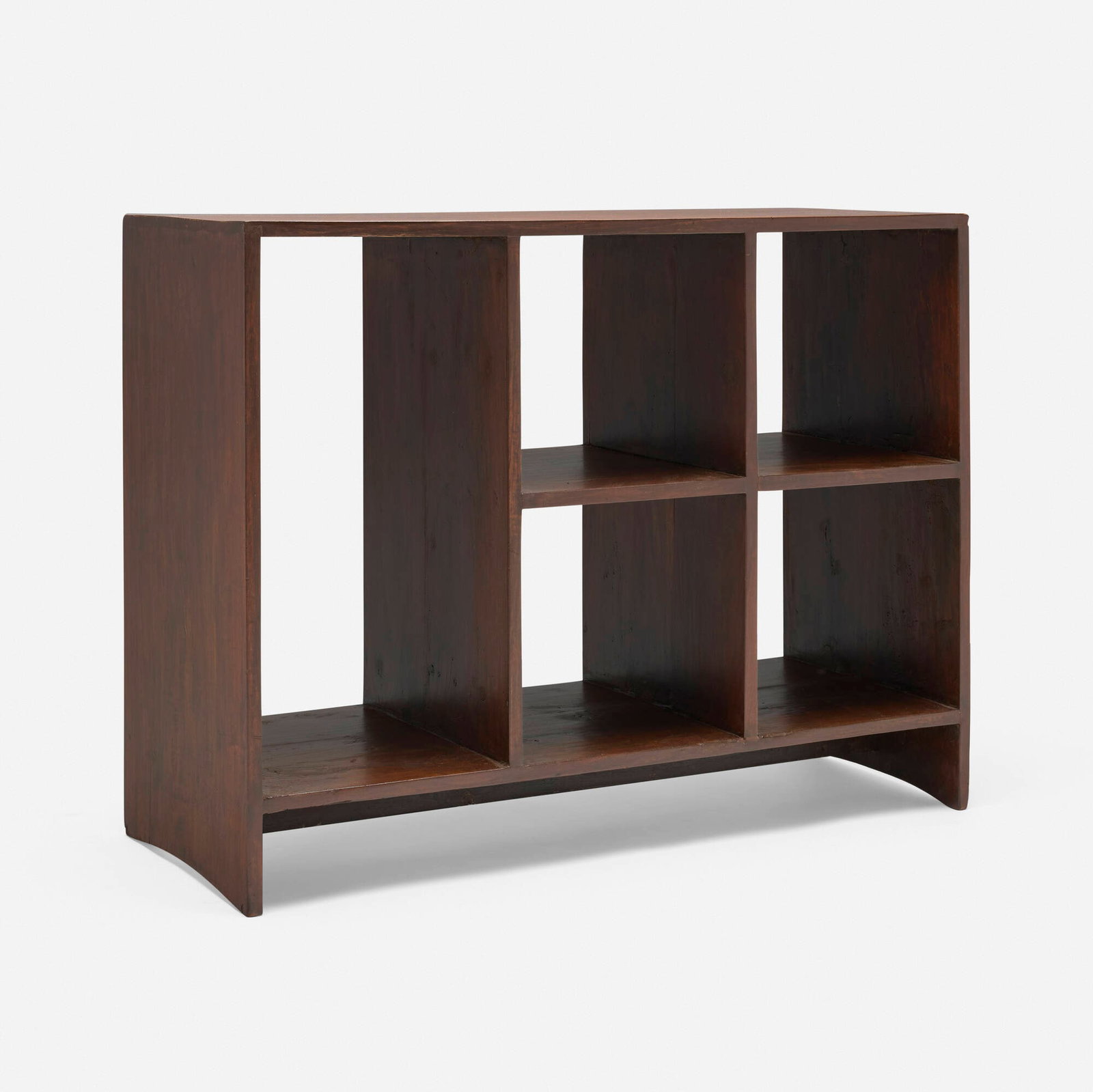 Pierre Jeanneret, File rack from the Administrative Buildings, Chandigarh: Pierre Jeanneret File rack from the Administrative Buildings, Chandigarh France/India, c. 1957 teak 28 h x 35.75 w x 14.75 d in (71 x 91 x 37 cm) Provenance: Administrative Bui