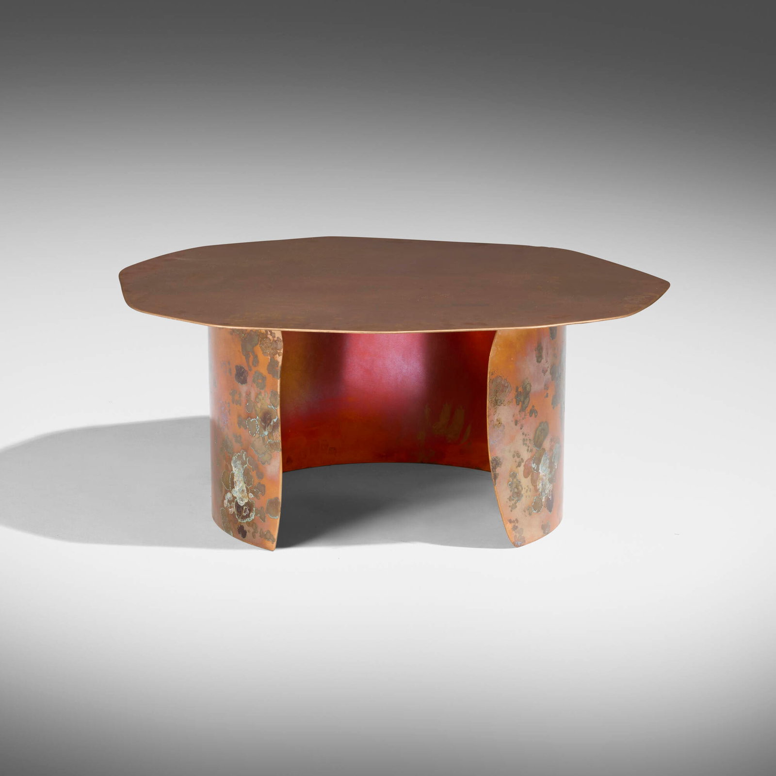 Charlotte Kingsnorth, Lichen coffee table: Charlotte Kingsnorth Lichen coffee table United Kingdom c. 2019 patinated bronze 12.75 h x 30.25 w x 24 d in (32 x 77 x 61 cm) This work will ship from Lambertville, New Jersey.