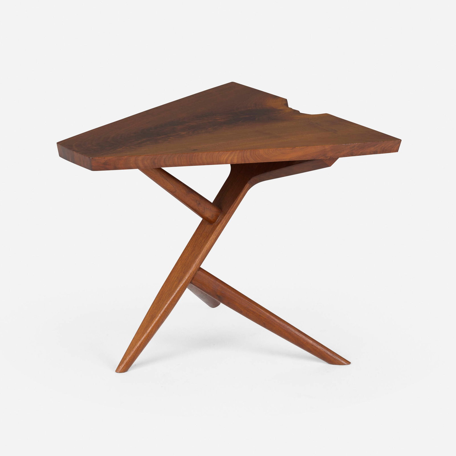 George Nakashima, Conoid Cross-Legged occasional table (1 of 5)