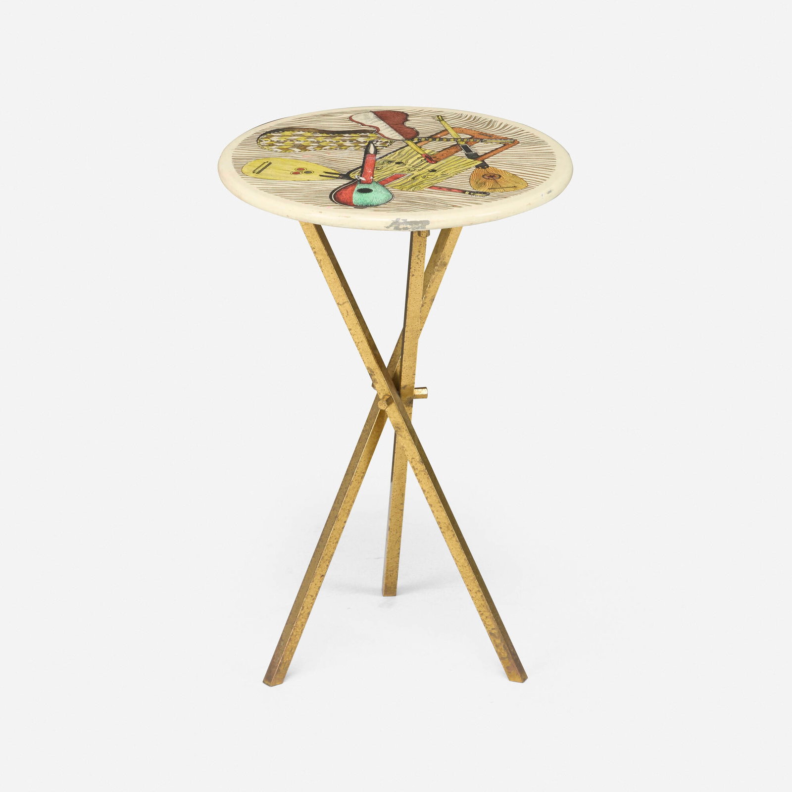 Piero Fornasetti, Strumenti musicali occasional table (1 of 4)